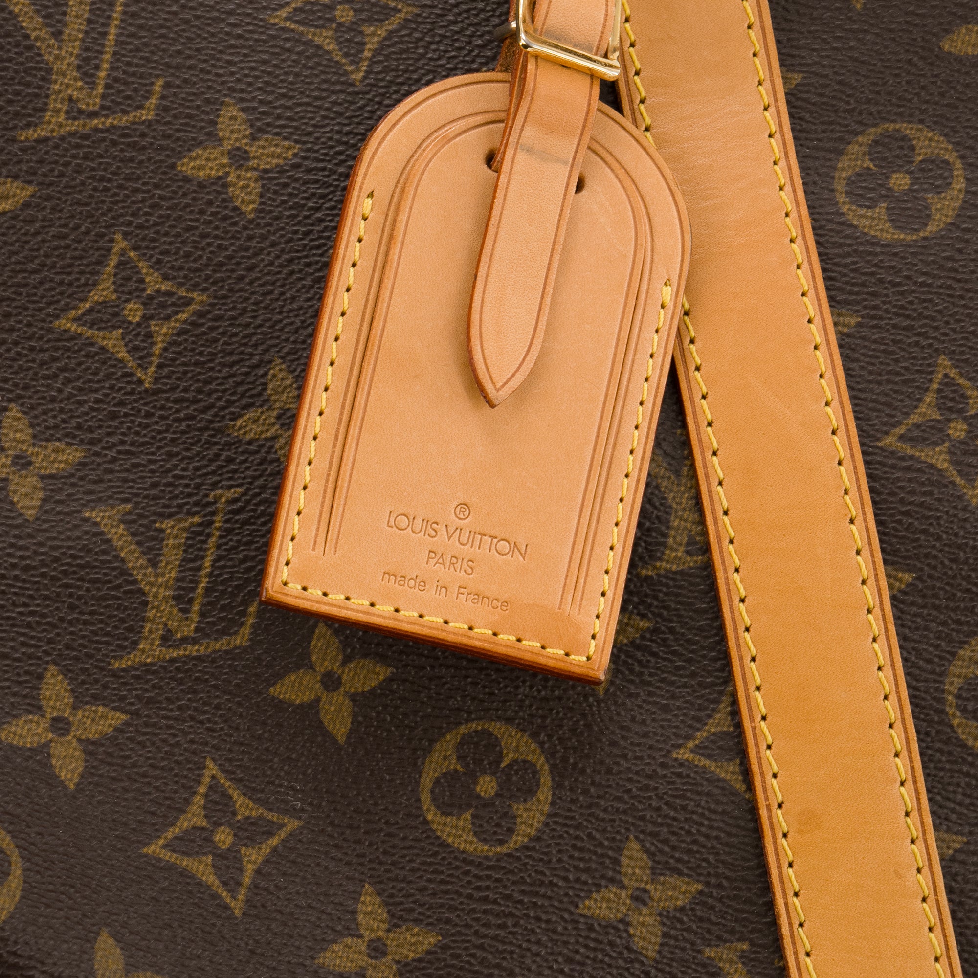 LOUIS VUITTON - Sac de voyage Keepall 55 Louis Vuitton en toile enduite monogrammée vintage