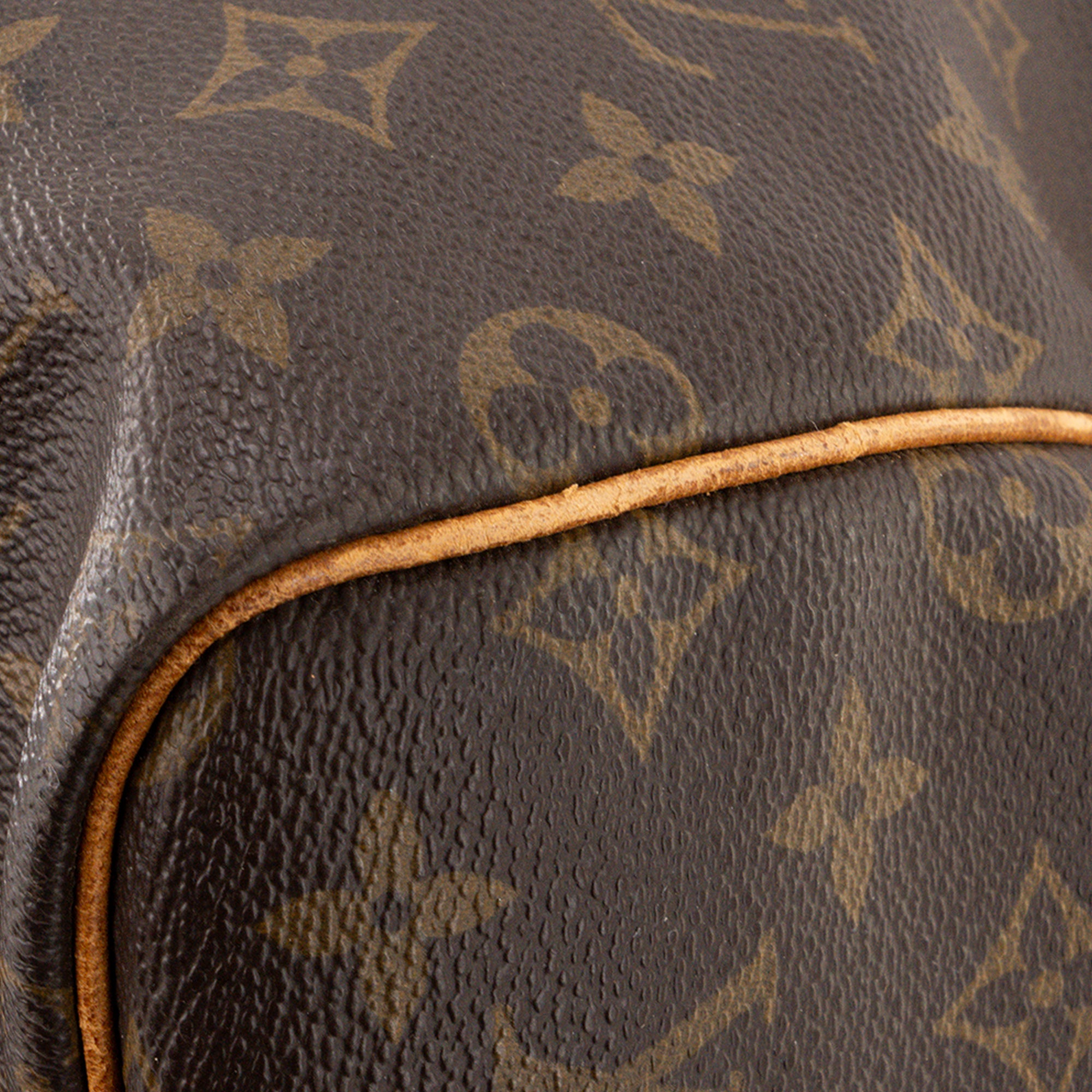 LOUIS VUITTON - Sac de voyage Keepall 55 Louis Vuitton en toile monogrammée marron vintage