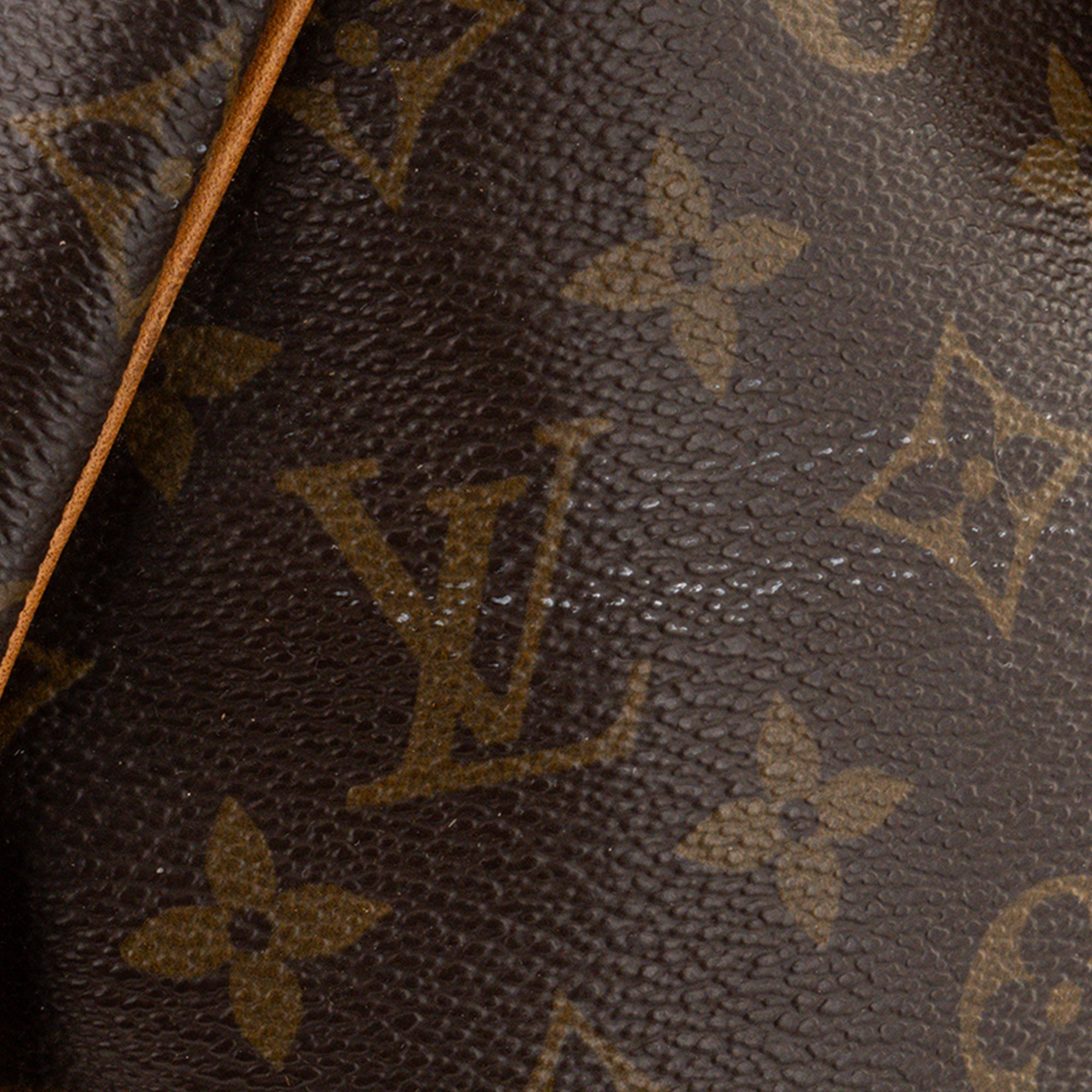 LOUIS VUITTON - Sac de voyage Keepall 55 Louis Vuitton en toile monogrammée marron vintage