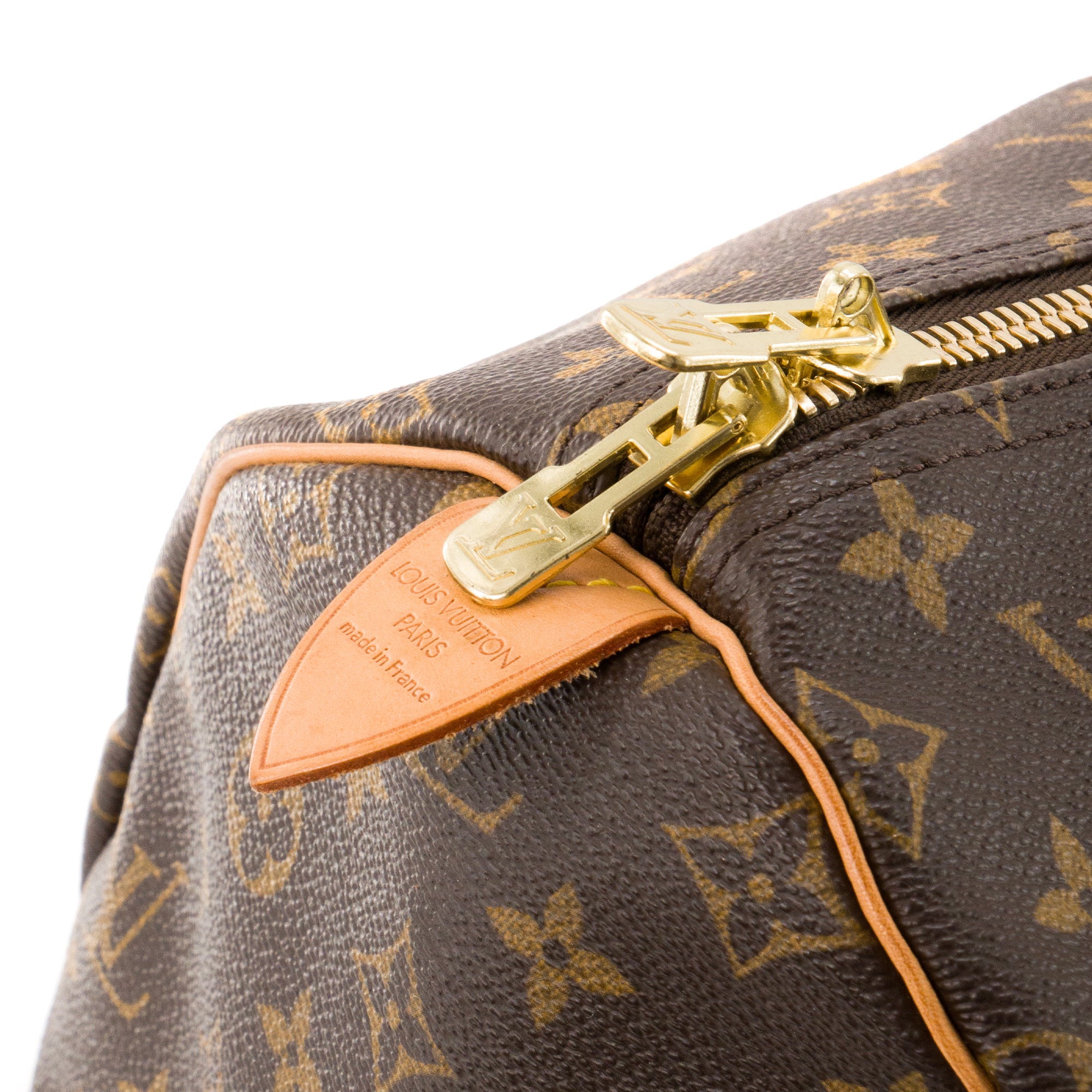LOUIS VUITTON - Sac de voyage Keepall 55 Louis Vuitton en toile monogrammée marron vintage