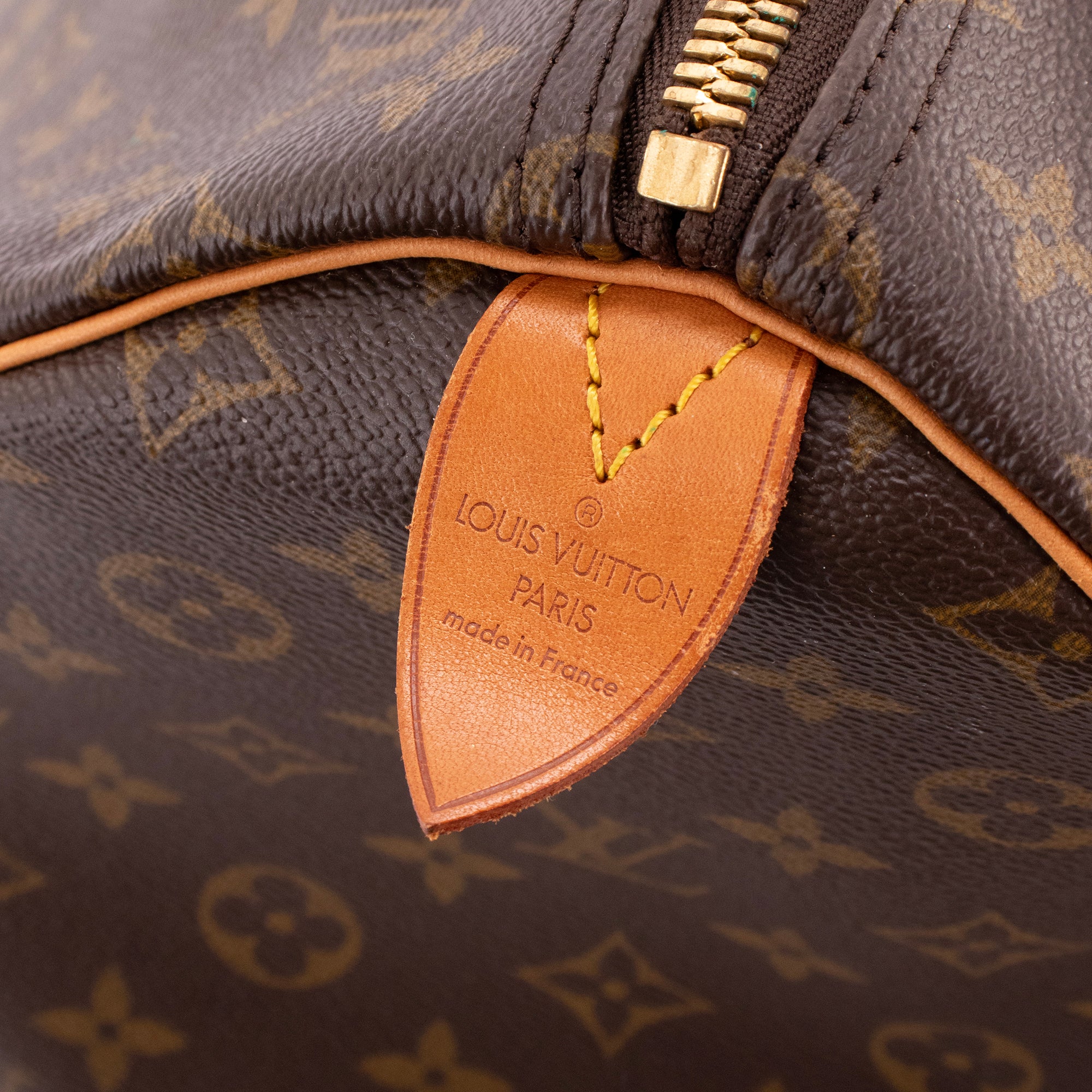 LOUIS VUITTON - Sac de voyage Keepall 55 Louis Vuitton en toile monogrammée vintage