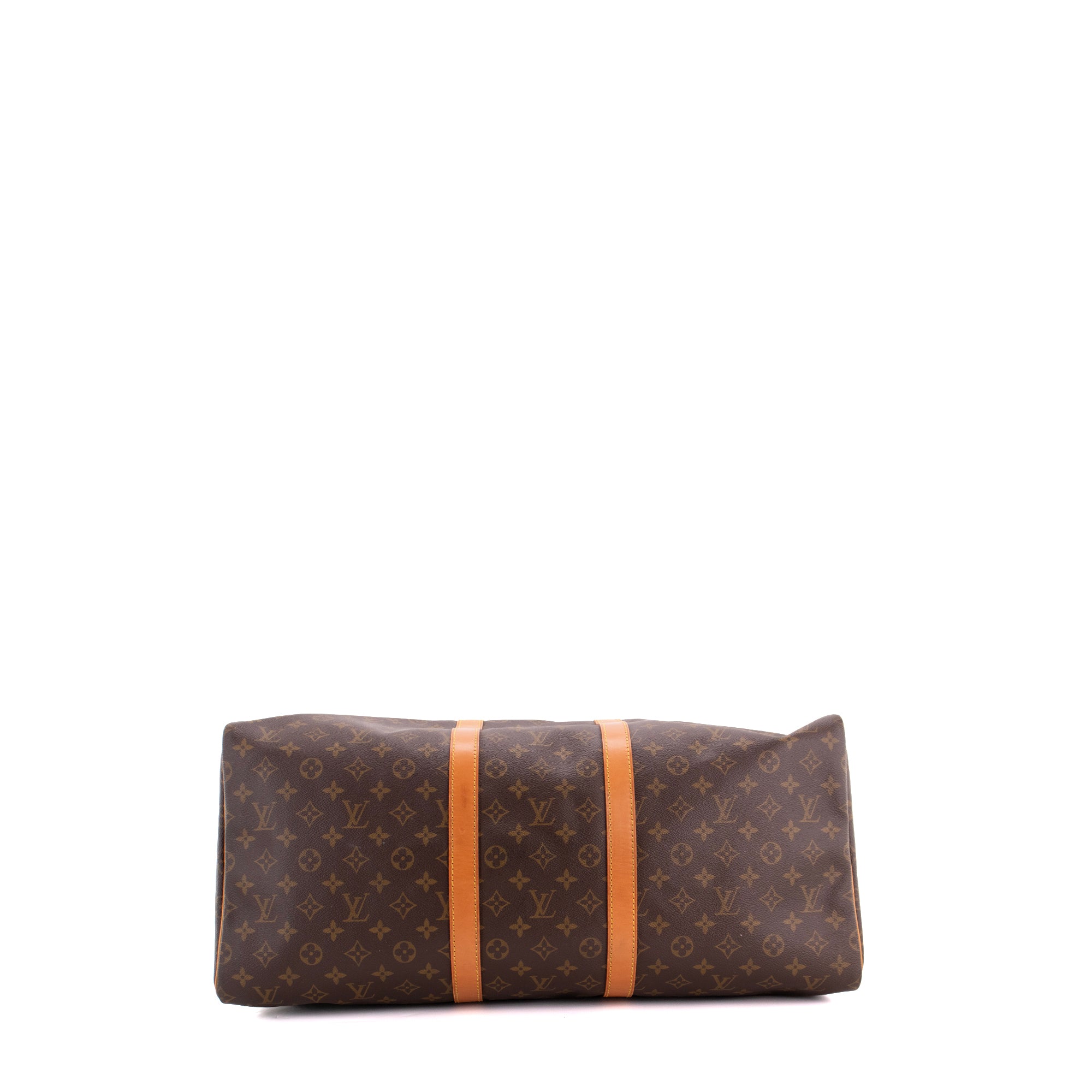 LOUIS VUITTON - Sac de voyage Keepall 55 Louis Vuitton en toile monogrammée vintage