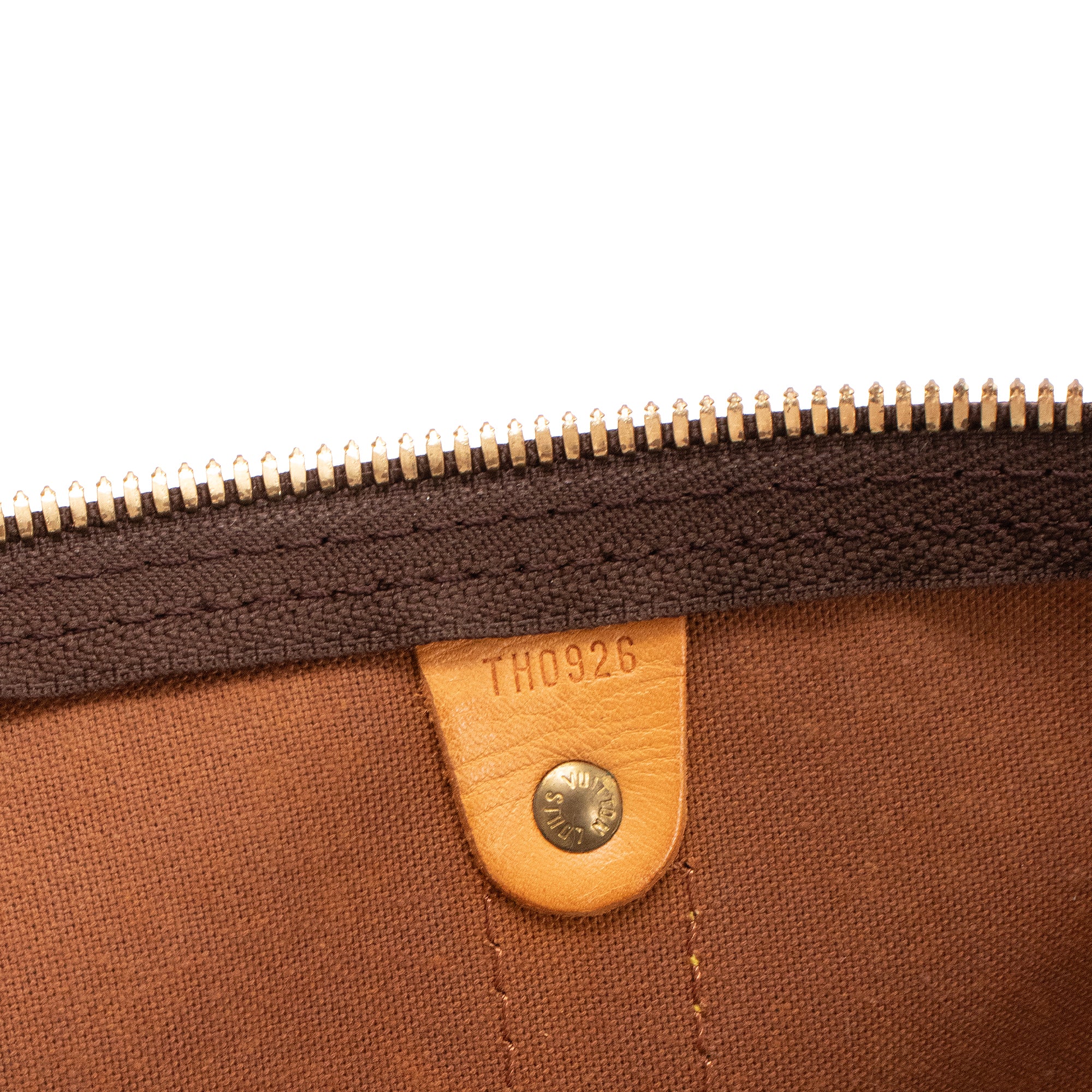LOUIS VUITTON - Sac de voyage Keepall 55 Louis Vuitton en toile enduite monogrammée vintage