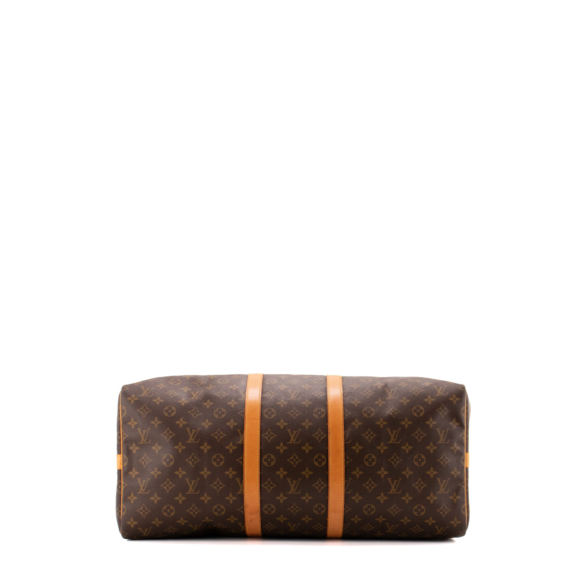 LOUIS VUITTON - Sac de voyage Keepall 55 Louis Vuitton en toile enduite monogrammée vintage