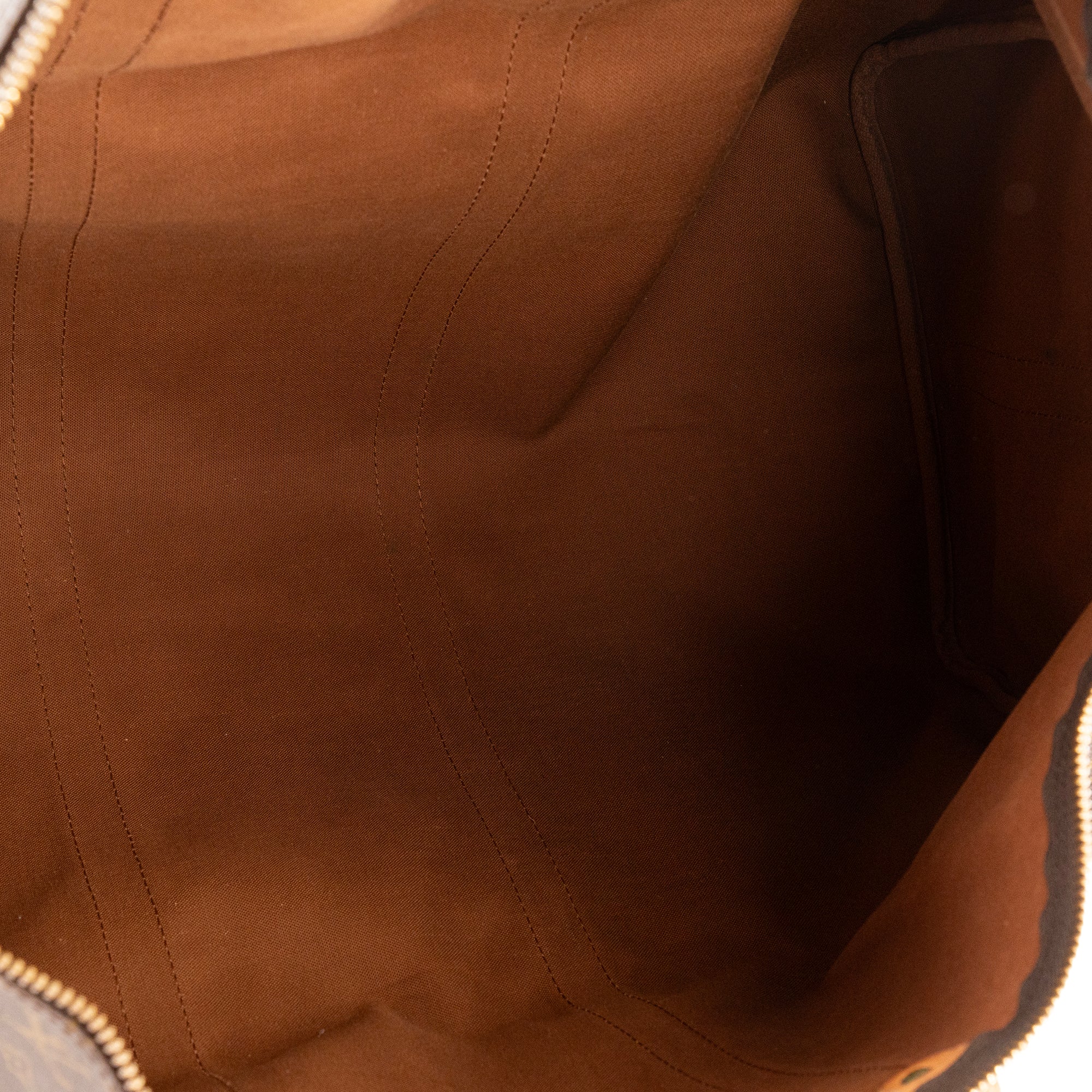 LOUIS VUITTON - Sac de voyage Keepall 60 bandoulière Louis Vuitton en toile enduite monogrammée vintage