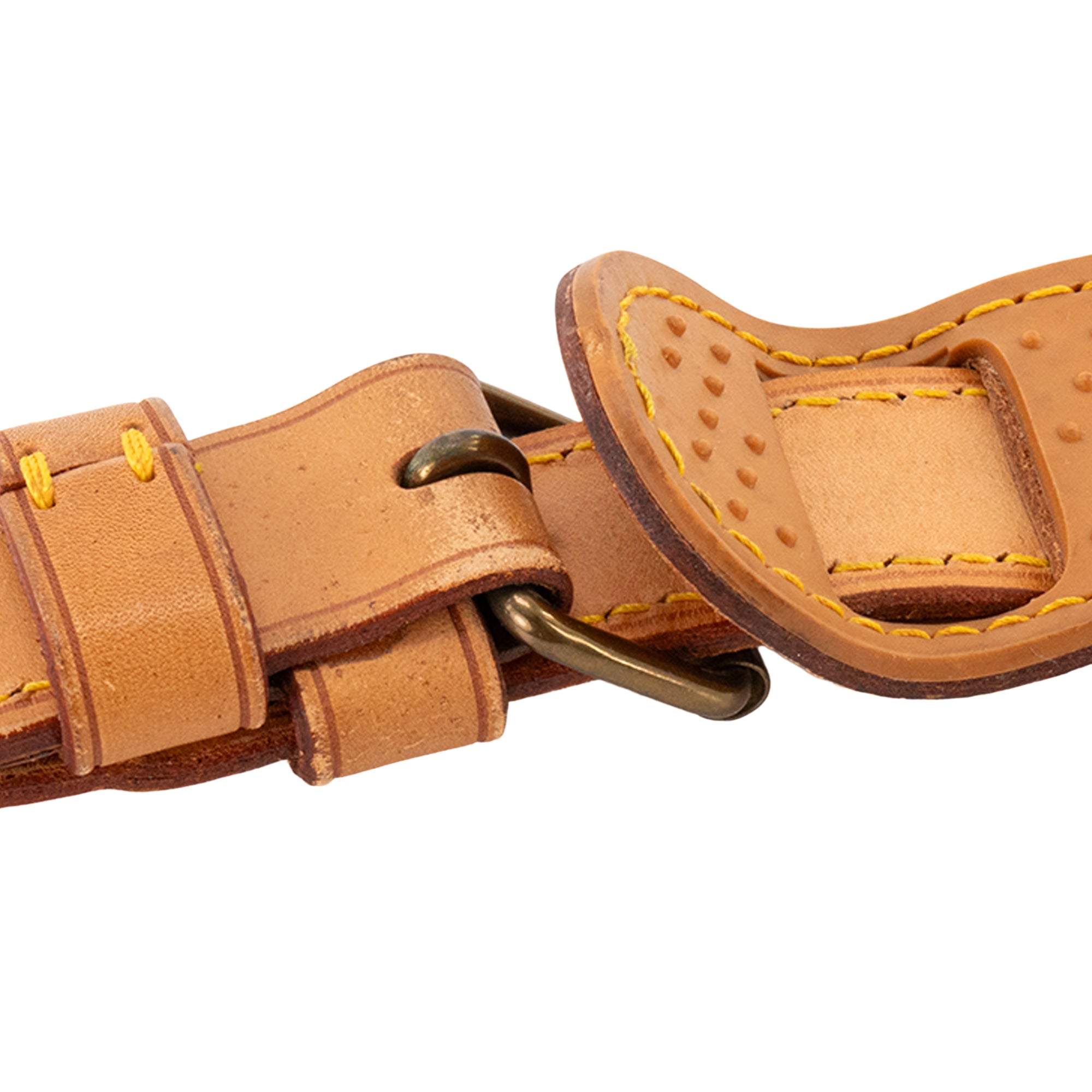 LOUIS VUITTON - Sac de voyage Keepall 60 bandoulière Louis Vuitton en toile enduite monogrammée vintage