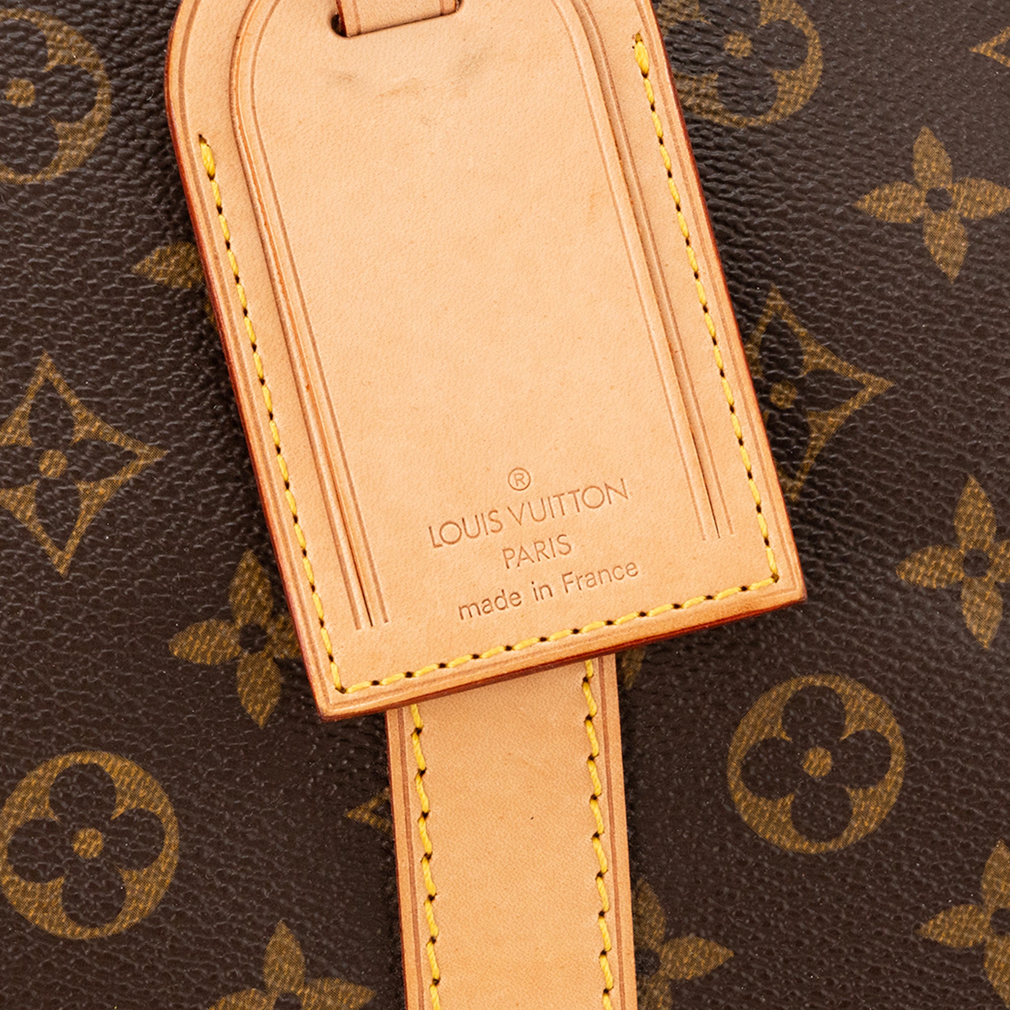 LOUIS VUITTON - Sac de voyage Keepall 60 Louis Vuitton en toile enduite monogrammée vintage