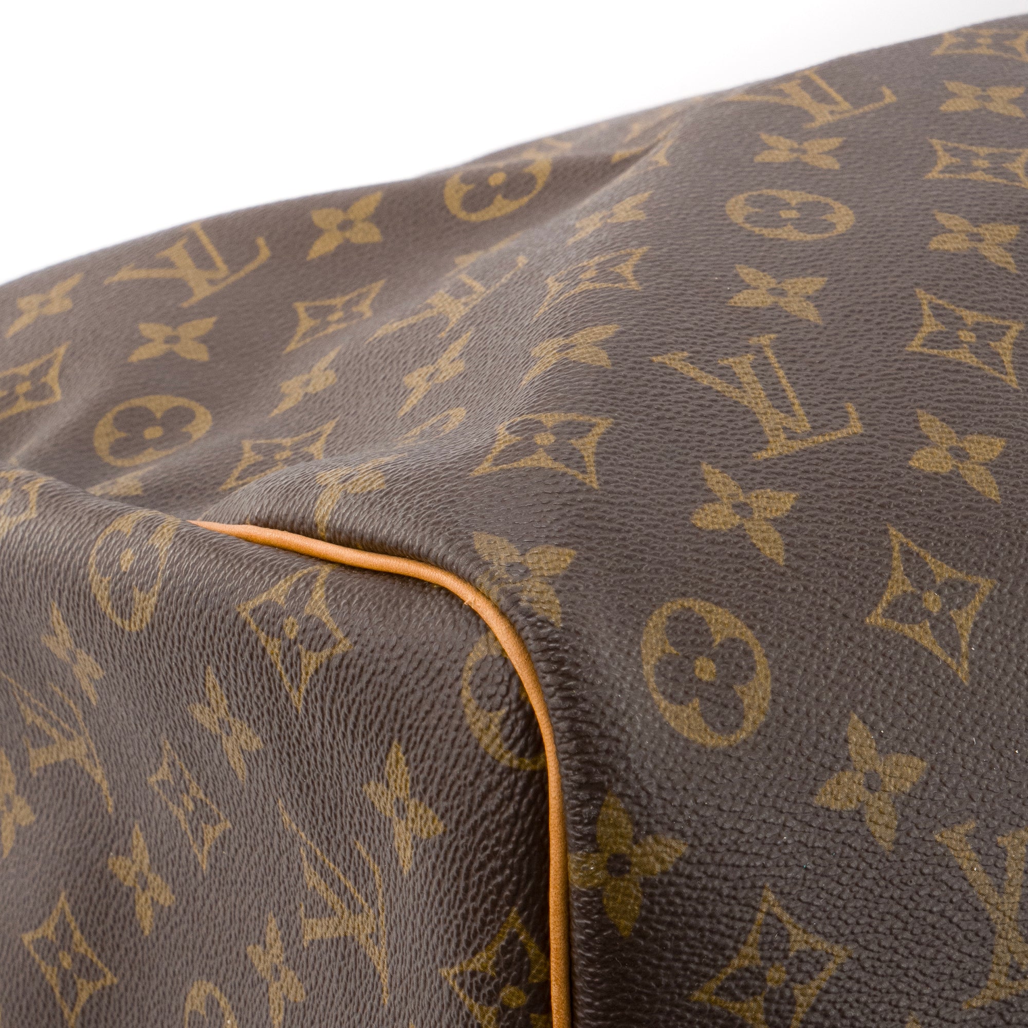 LOUIS VUITTON - Sac de voyage Keepall 60 Louis Vuitton en toile enduite monogrammée vintage