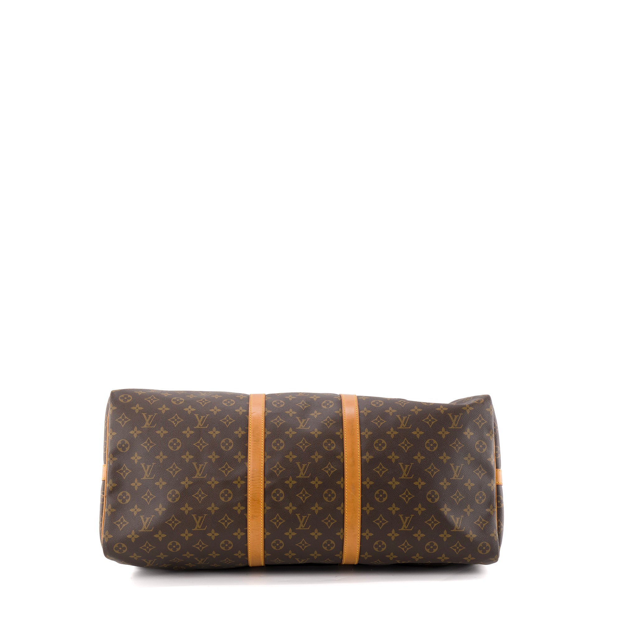 LOUIS VUITTON - Sac de voyage Keepall 60 Louis Vuitton en toile enduite monogrammée vintage