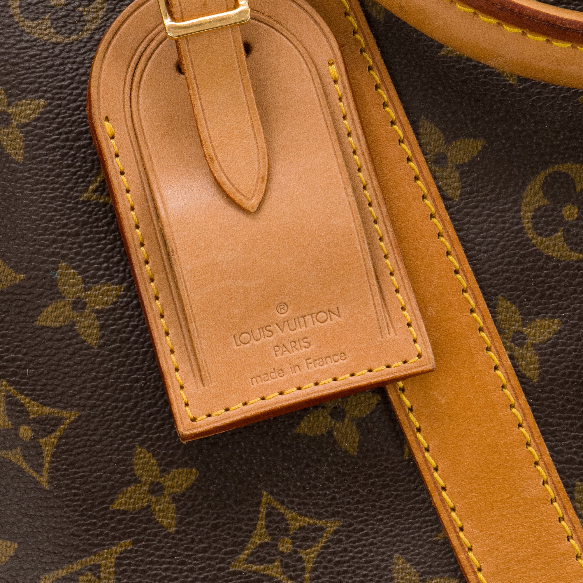 LOUIS VUITTON - Sac de voyage Keepall 60 Louis Vuitton en toile enduite monogrammée vintage