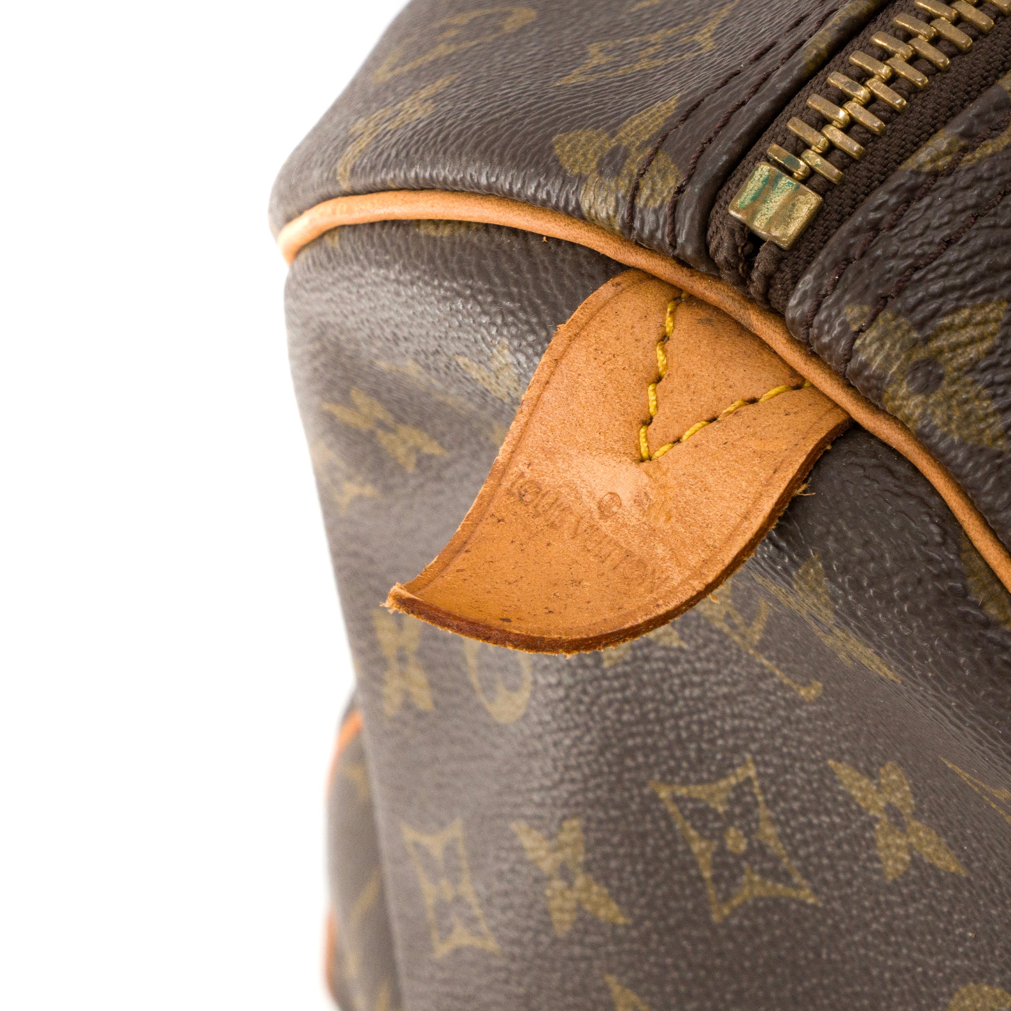 LOUIS VUITTON - Sac de voyage Keepall 60 Louis Vuitton en toile enduite monogrammée vintage