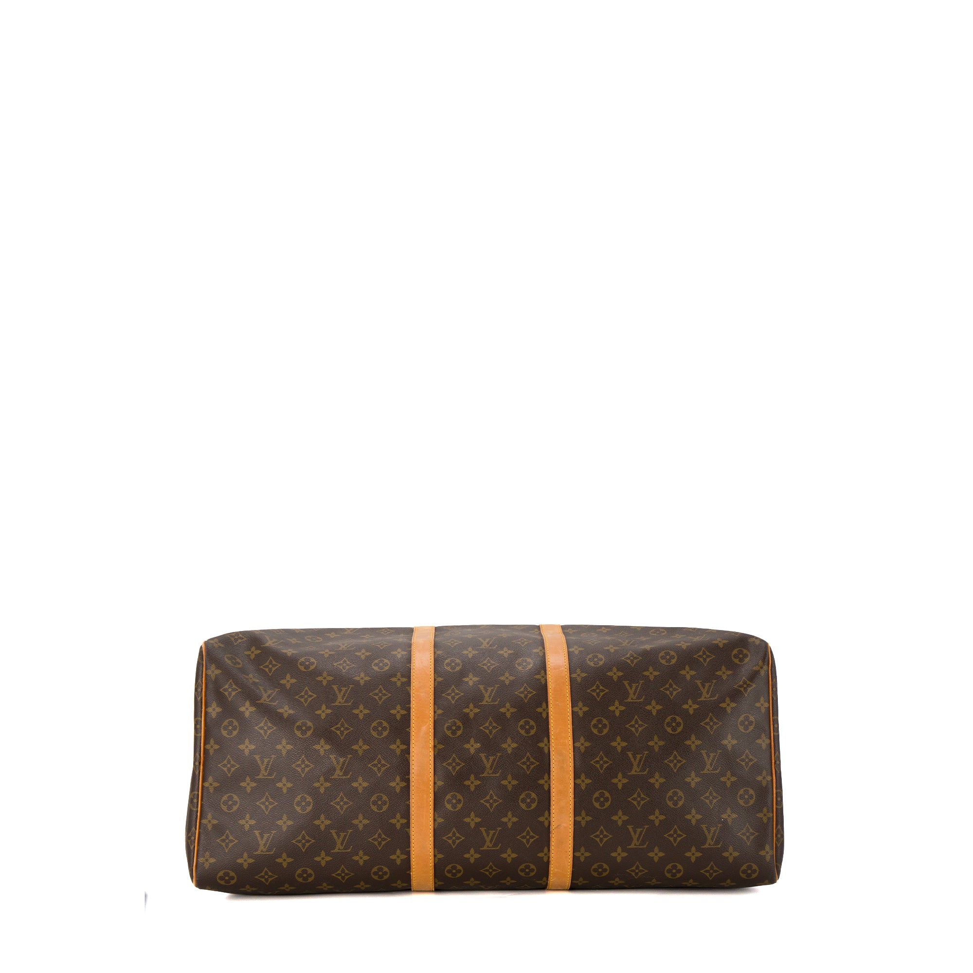 LOUIS VUITTON - Sac de voyage Keepall 60 Louis Vuitton en toile enduite monogrammée