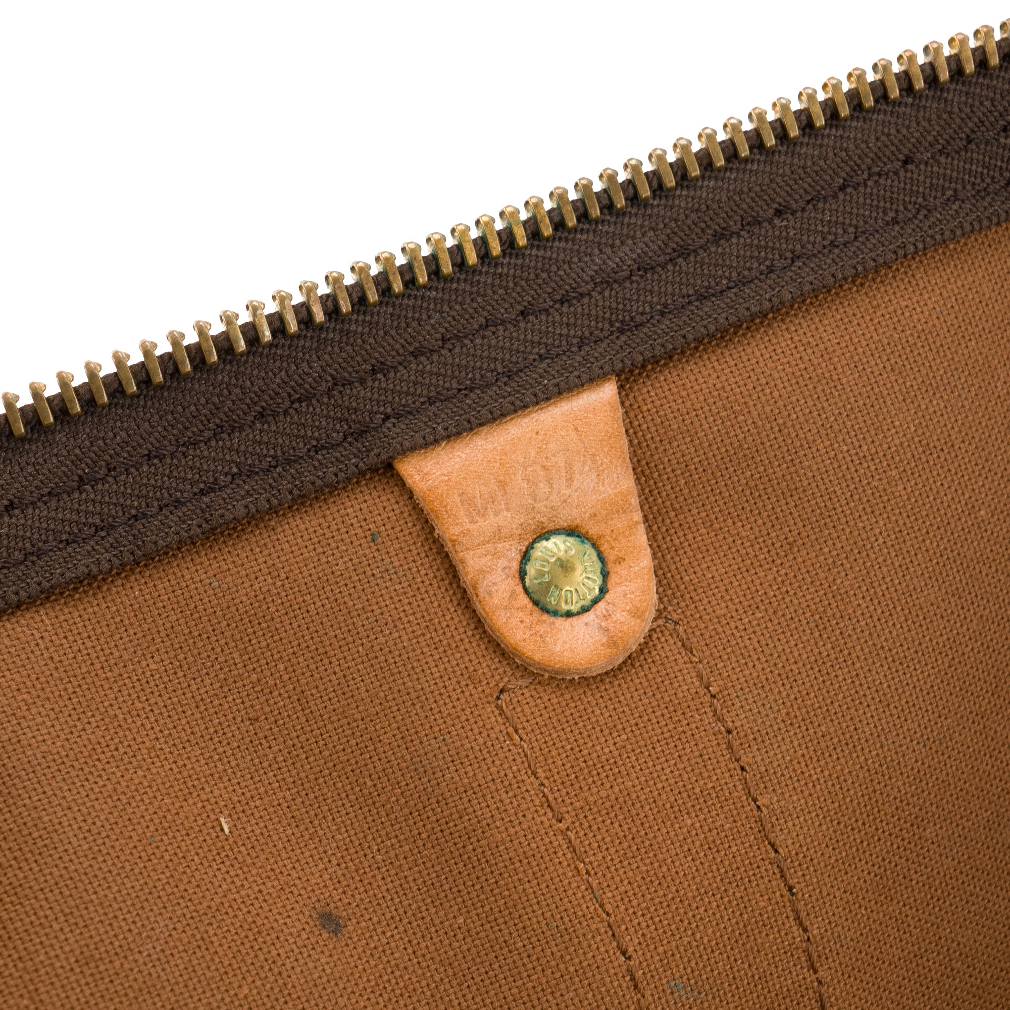 LOUIS VUITTON - Sac de voyage Keepall 60 Louis Vuitton en toile monogrammée vintage