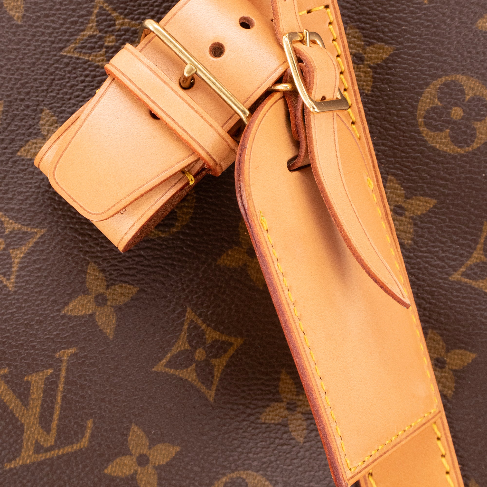 LOUIS VUITTON - Sac de voyage Keepall 60 Louis Vuitton en toile monogrammée vintage