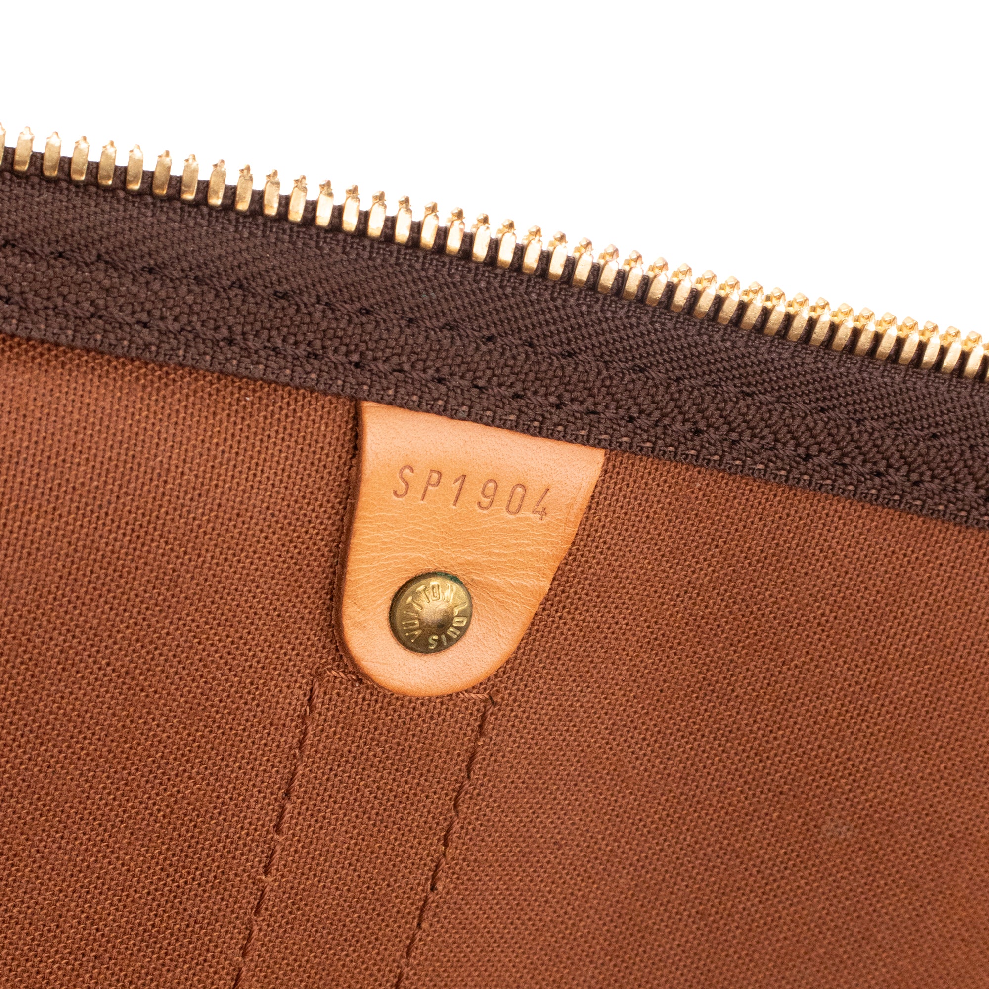 LOUIS VUITTON - Sac de voyage Keepall 60 Louis Vuitton en toile monogrammée vintage