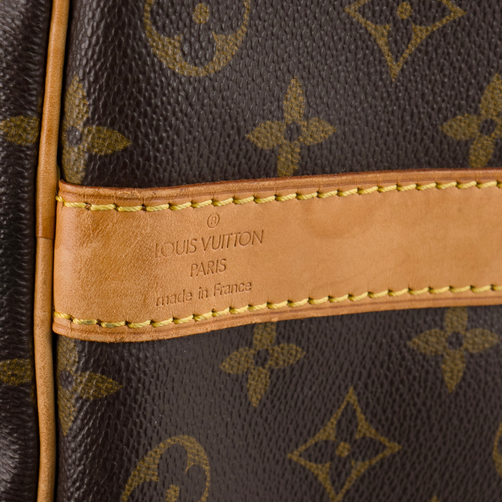 LOUIS VUITTON - Sac de voyage Keepall bandoulière 50 Louis Vuitton en toile monogrammée vintage