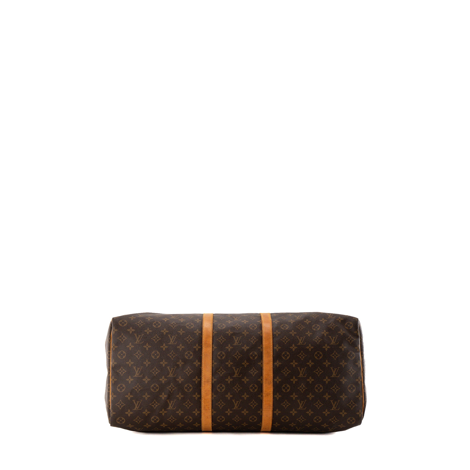 LOUIS VUITTON - Sac de voyage Keepall Louis Vuitton en toile enduite monogrammée vintage