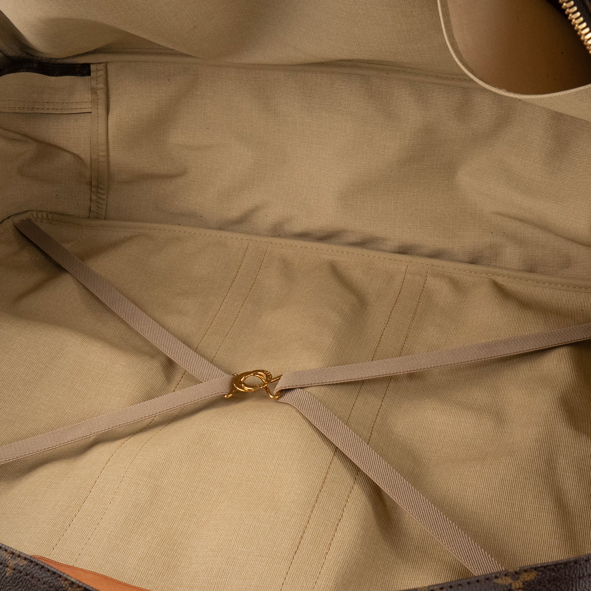 LOUIS VUITTON - Sac de voyage Sirius 65 Louis Vuitton en toile enduite monogrammée vintage