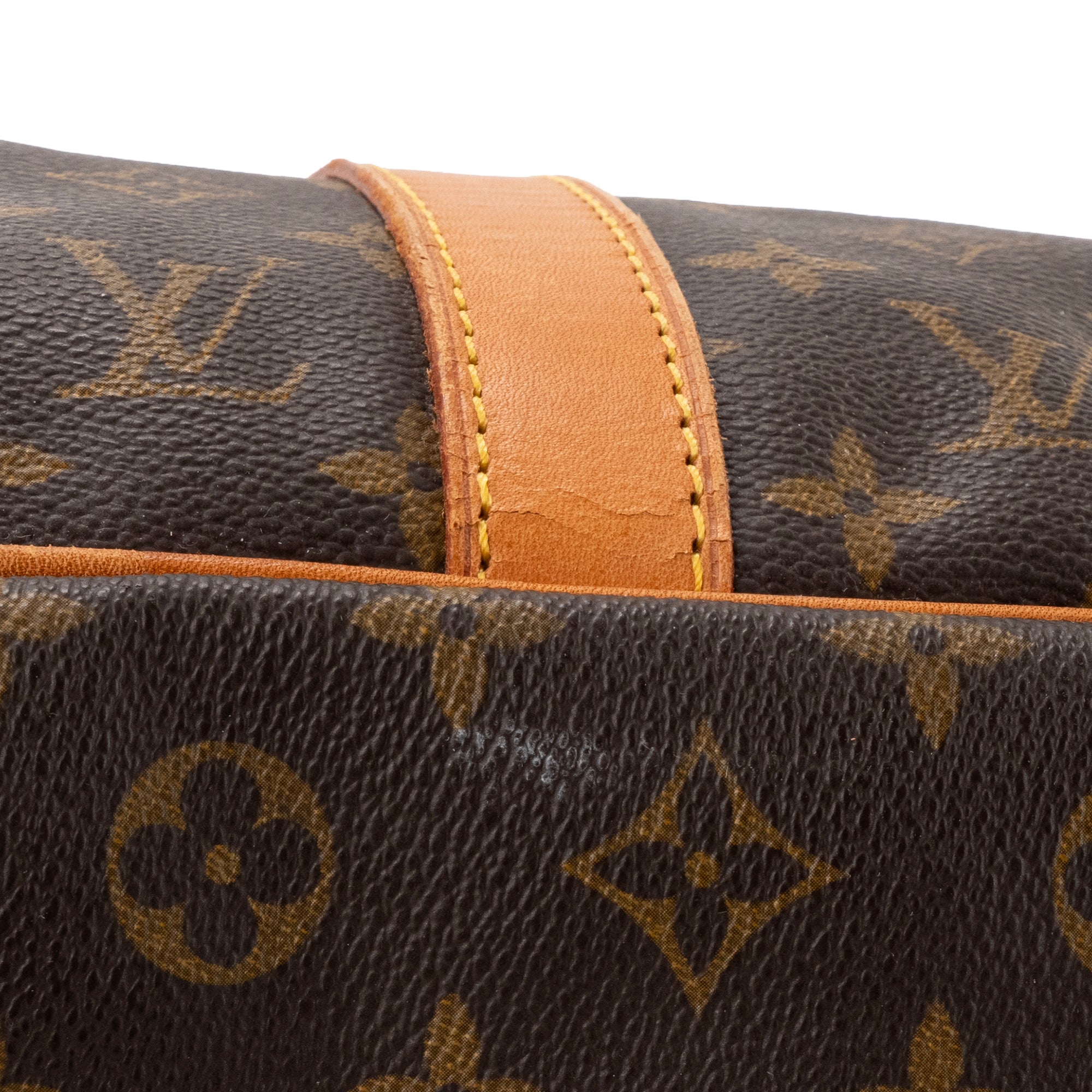 LOUIS VUITTON - Sac de voyage Sirius 65 Louis Vuitton en toile enduite monogrammée vintage