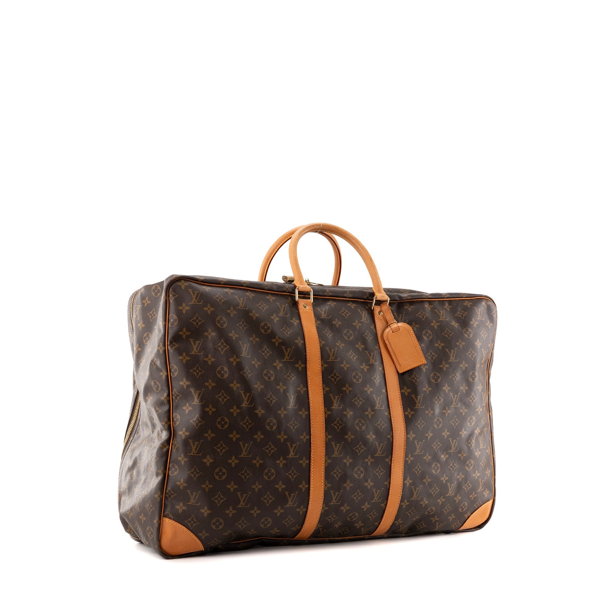 LOUIS VUITTON - Sac de voyage Sirius 65 Louis Vuitton en toile enduite monogrammée vintage