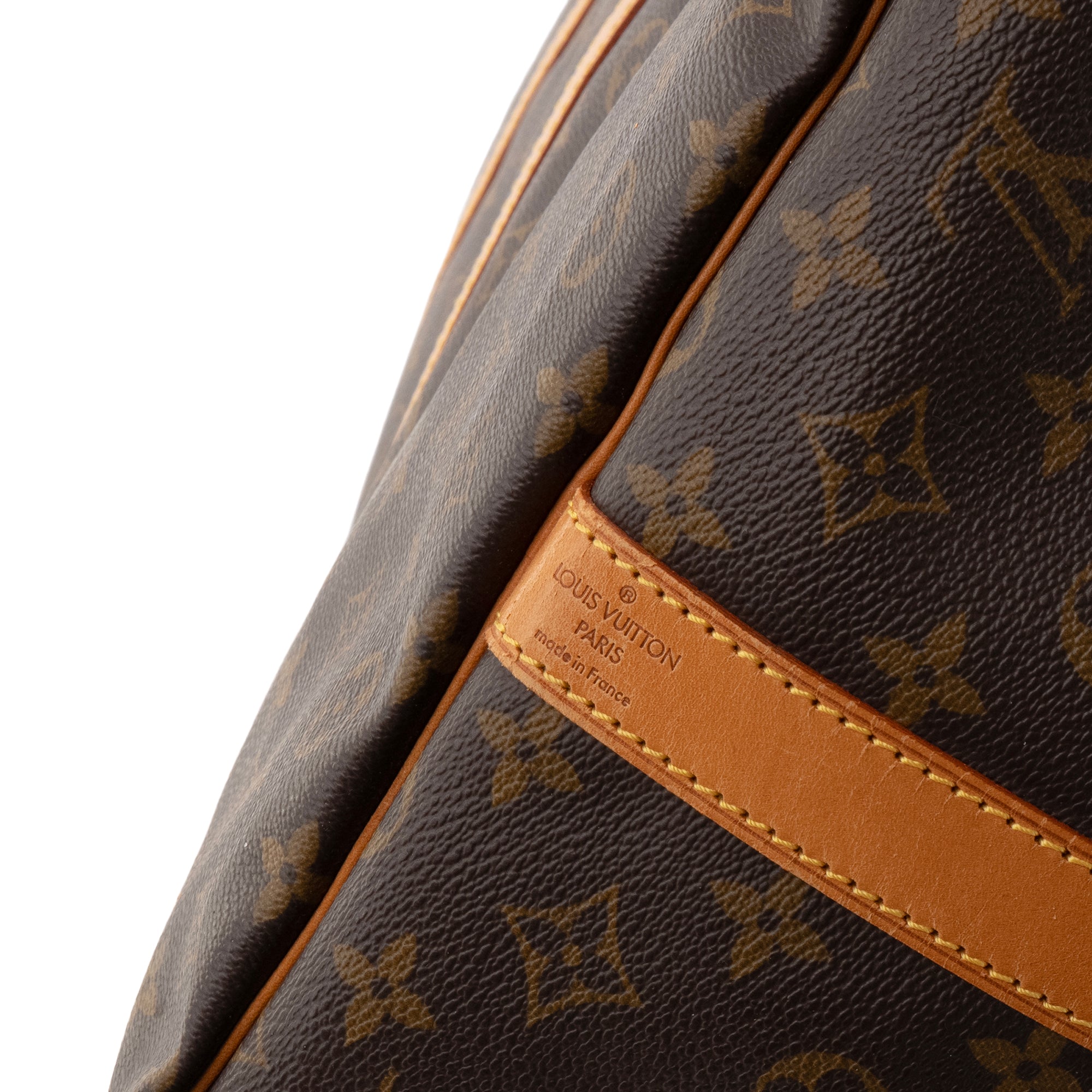 LOUIS VUITTON - Sac de voyage Keepall 60 Louis Vuitton en toile enduite monogrammée vintage