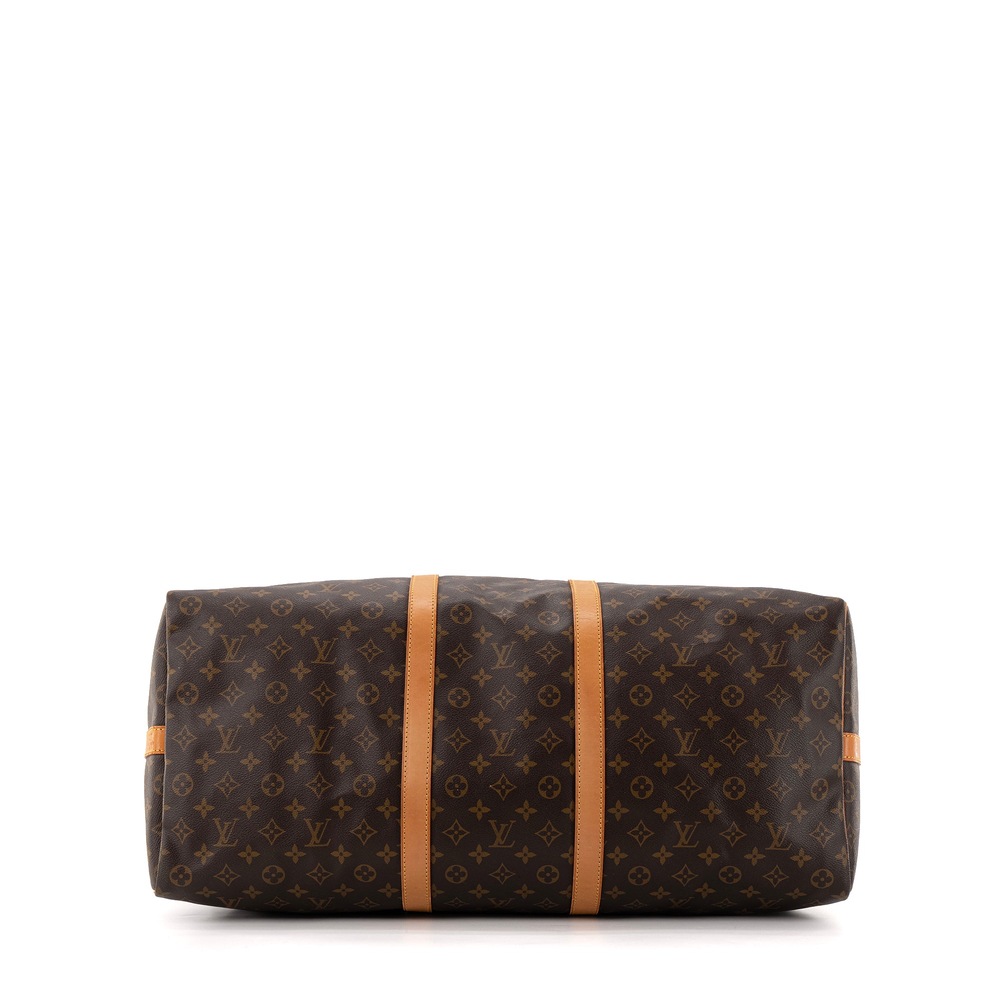 LOUIS VUITTON - Sac de voyage Keepall 60 Louis Vuitton en toile enduite monogrammée vintage