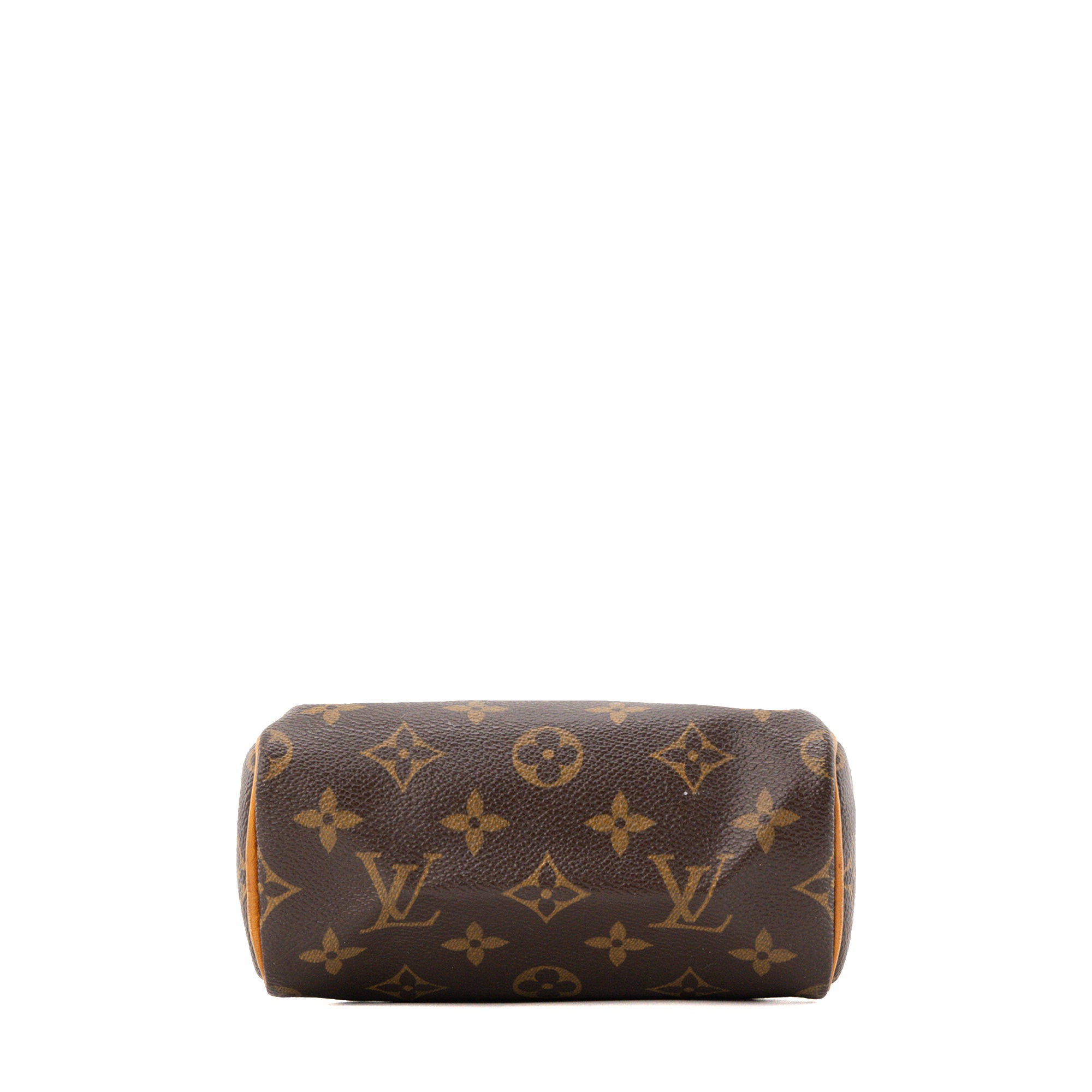 LOUIS VUITTON - Sac à main Nano Speedy Louis Vuitton en toile enduite monogrammée vintage