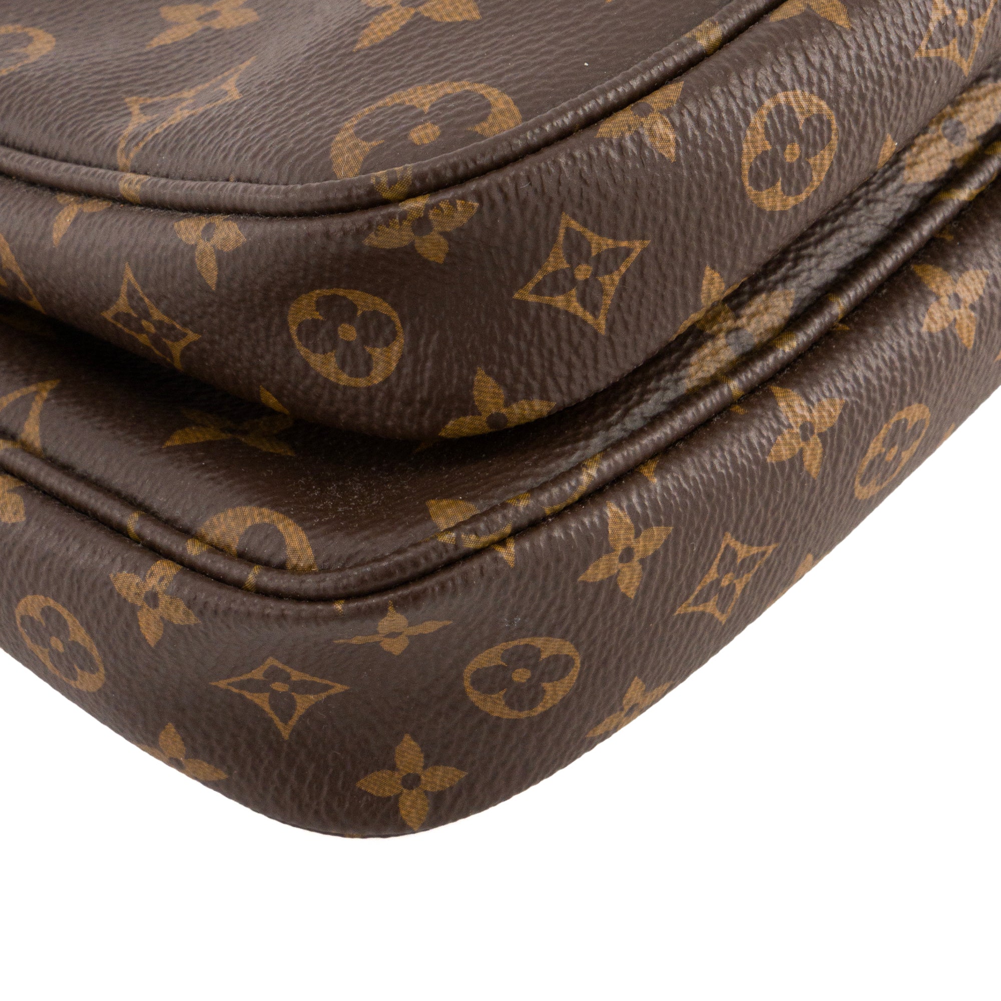 LOUIS VUITTON - Sac à bandoulière Multi Pochette Accessoires Louis Vuitton en toile enduite monogrammée