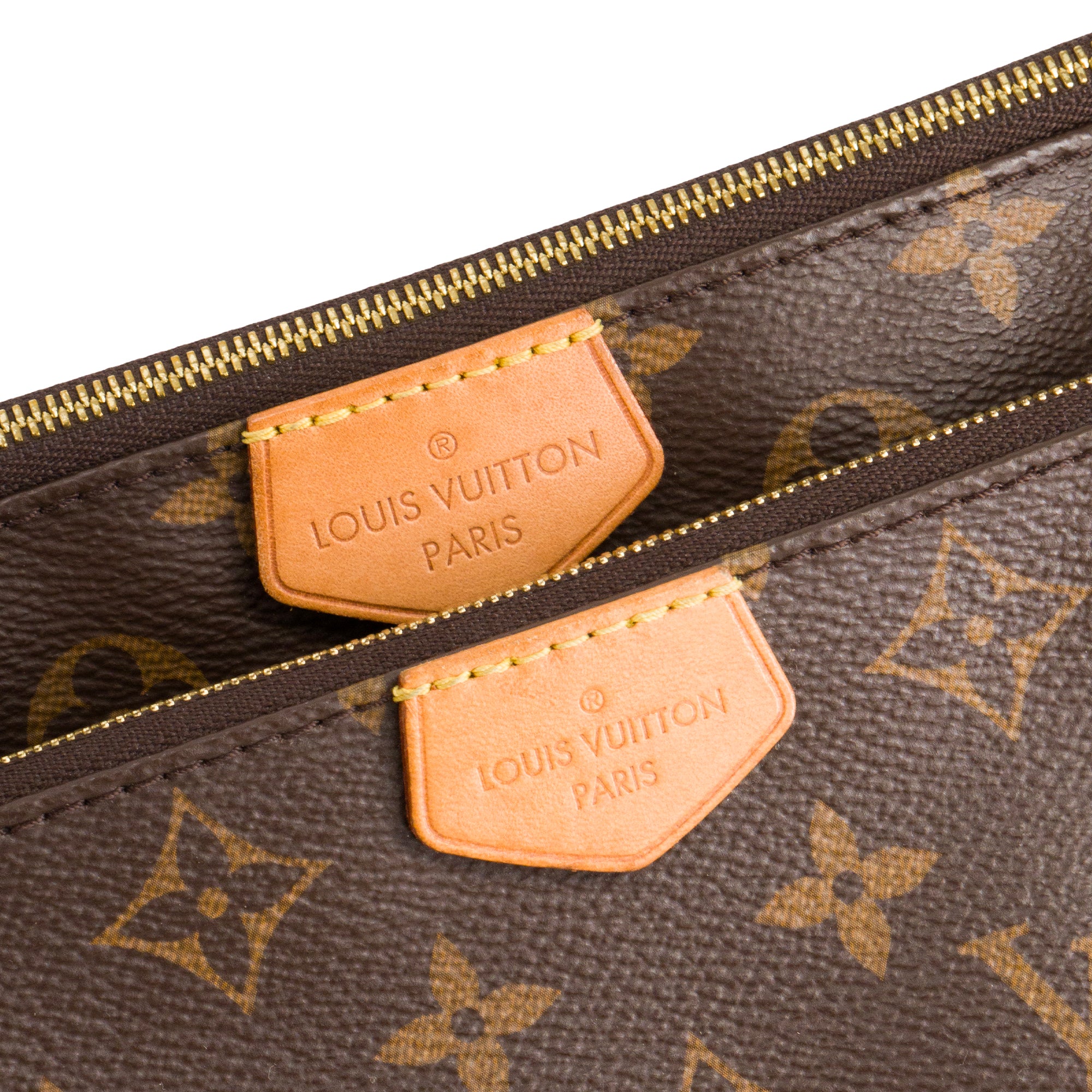 LOUIS VUITTON - Sac à bandoulière Multi Pochette Accessoires Louis Vuitton en toile enduite monogrammée