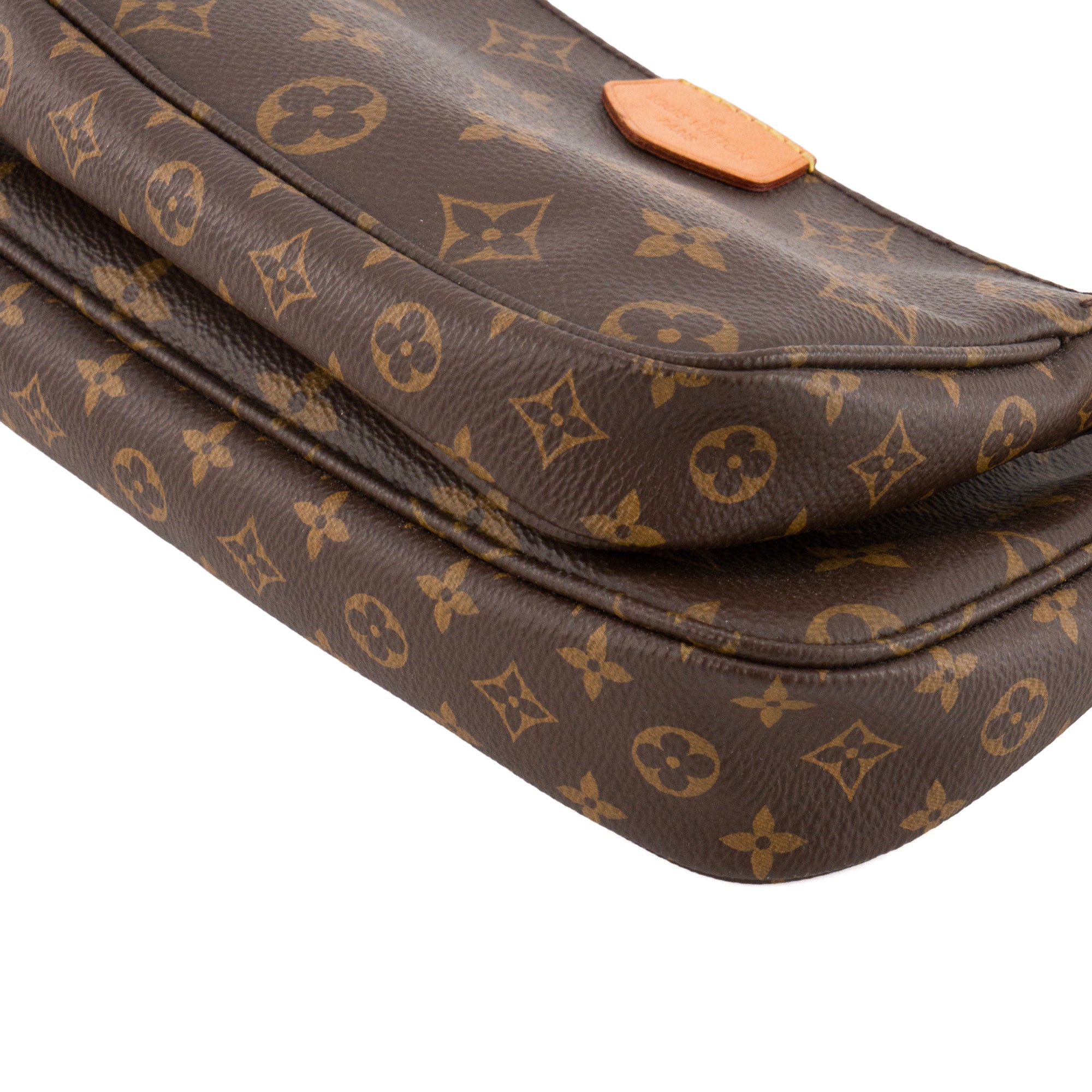 LOUIS VUITTON - Sac à bandoulière Multi Pochette Accessoires Louis Vuitton en toile enduite monogrammée