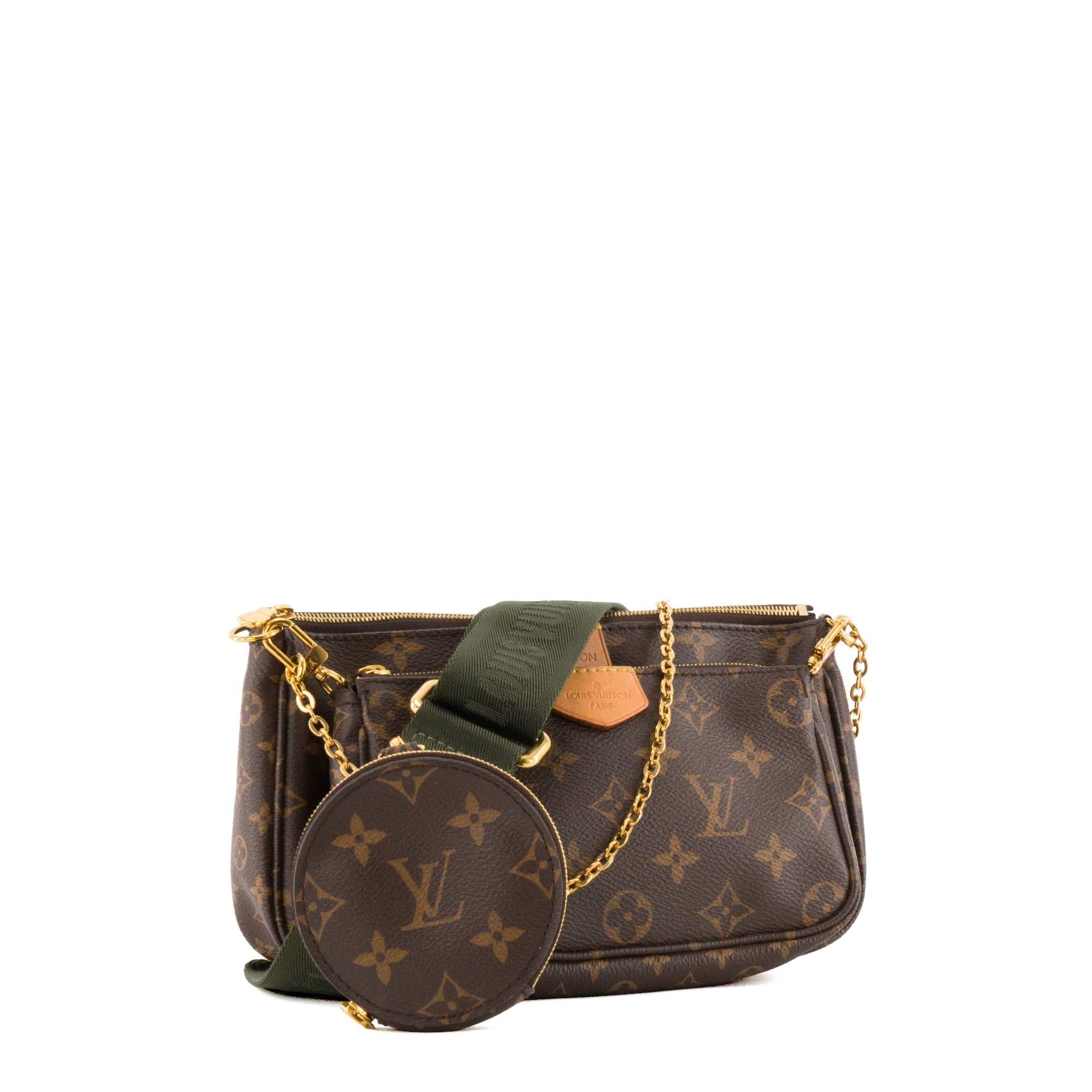 LOUIS VUITTON - Sac à bandoulière Multi Pochette Accessoires Louis Vuitton en toile enduite monogrammée
