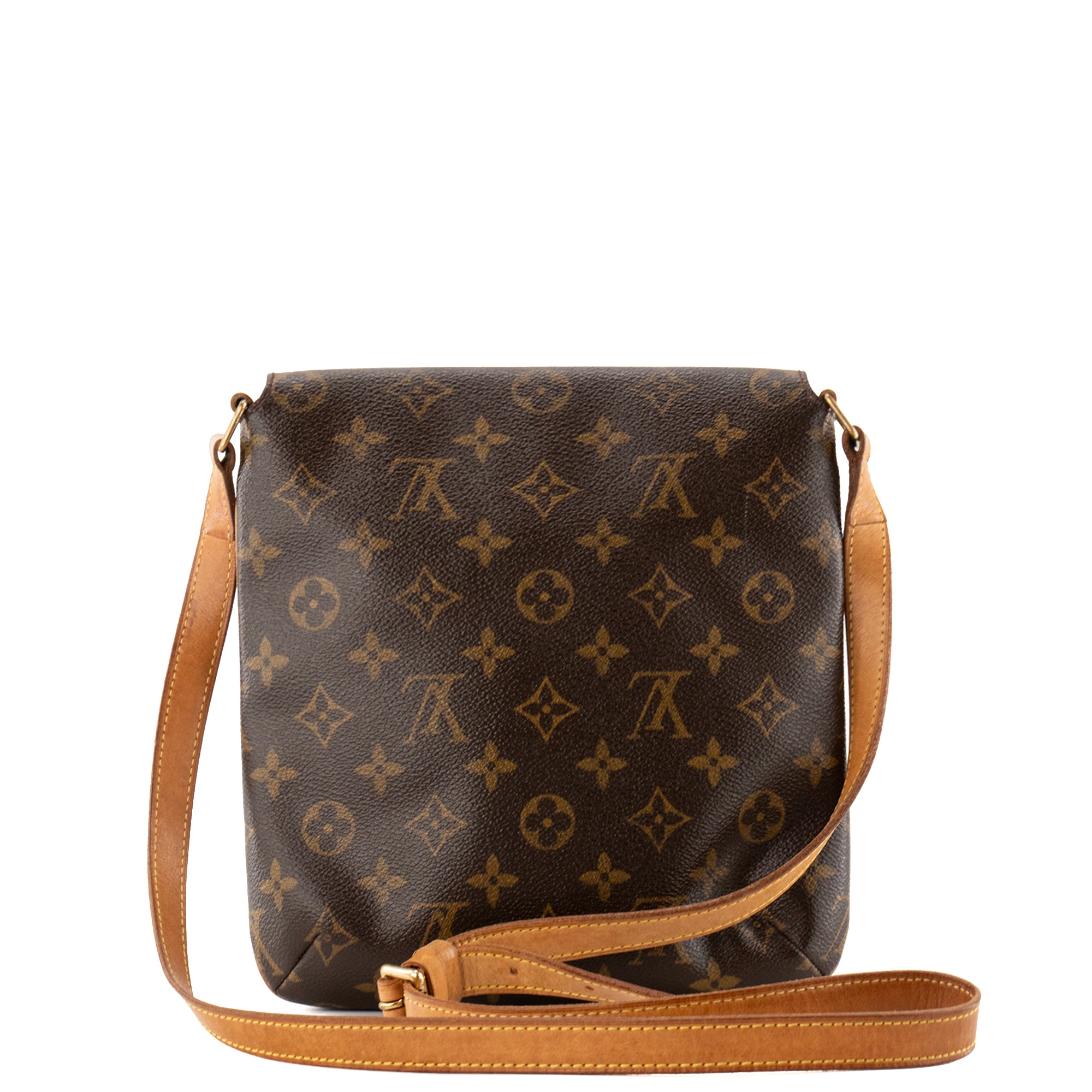 LOUIS VUITTON - Sac à bandoulière Musette Salsa Louis Vuitton en toile enduite monogrammée vintage