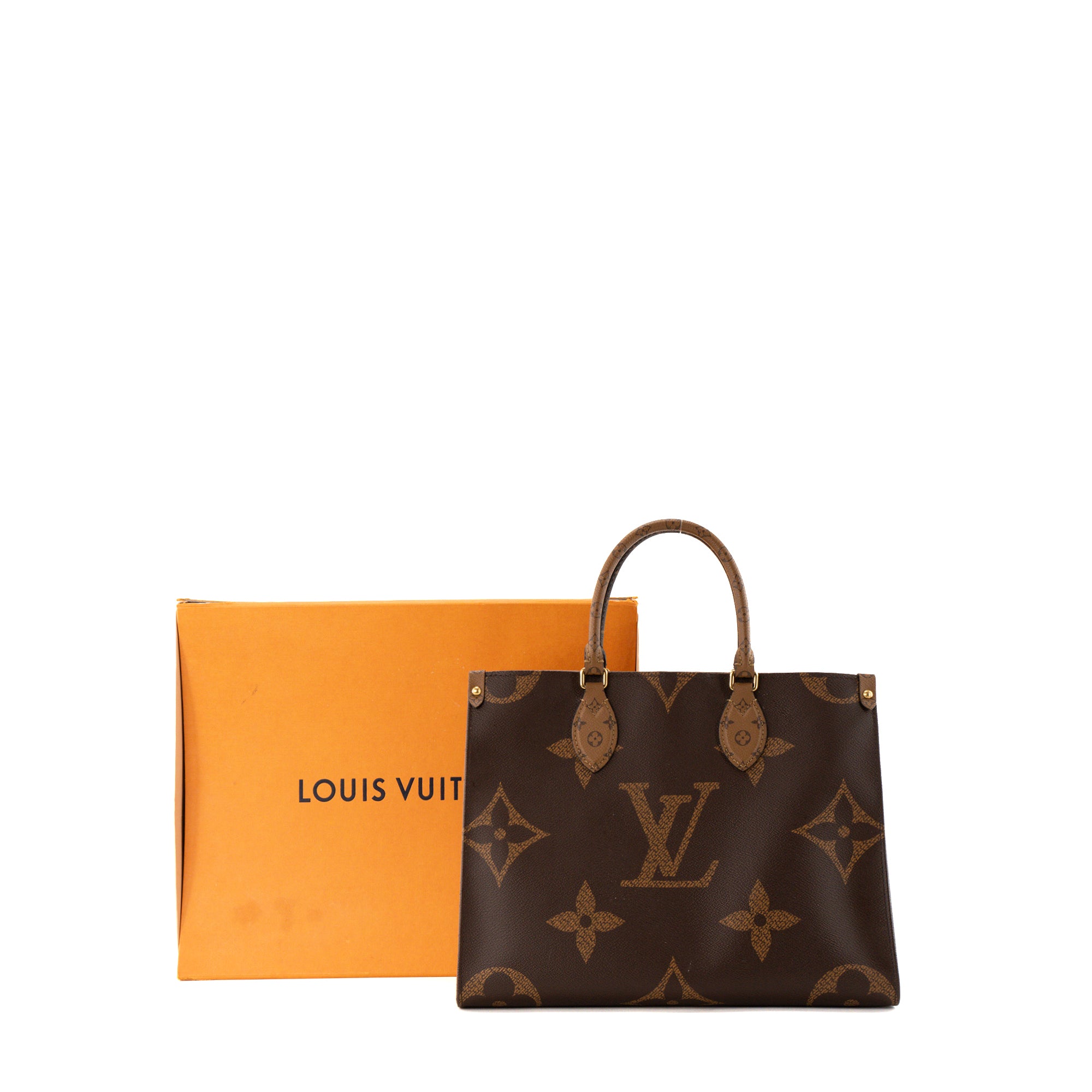 LOUIS VUITTON - Sac cabas Onthego MM Louis Vuitton en toile enduite monogrammée