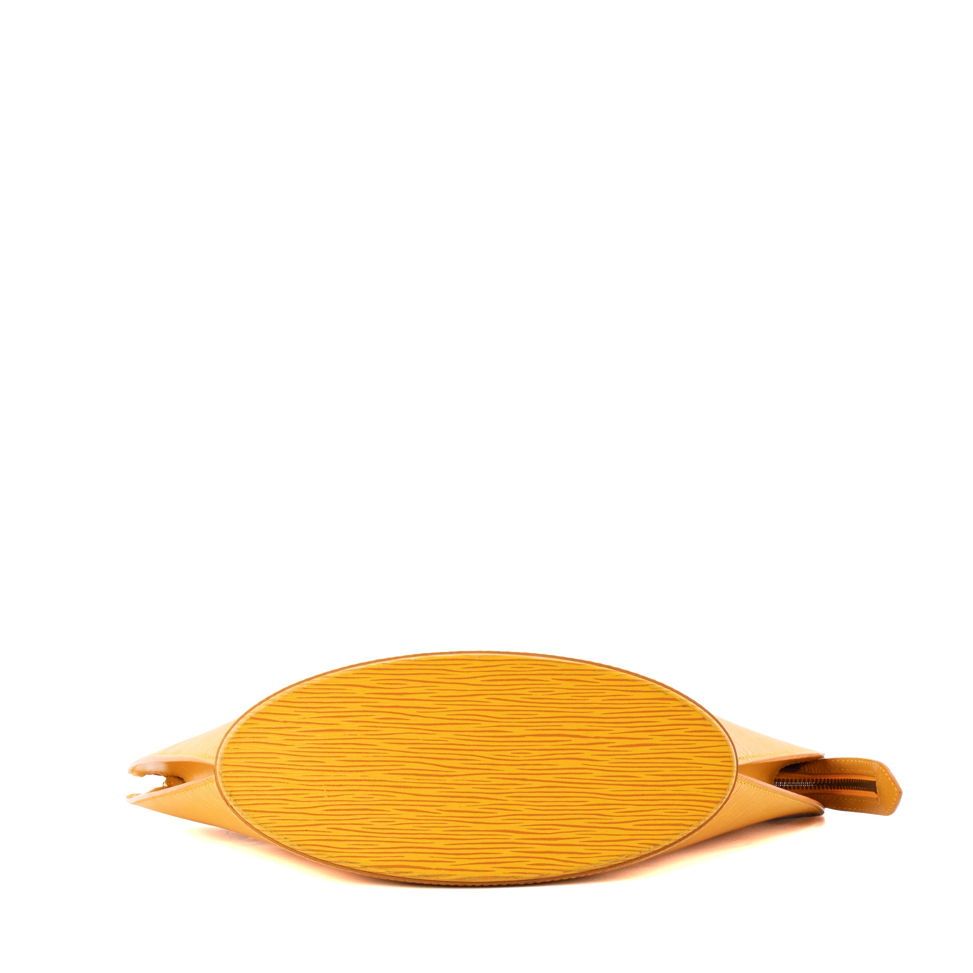 Sac à épaule Saint Jacques Louis Vuitton en cuir épi jaune vintage