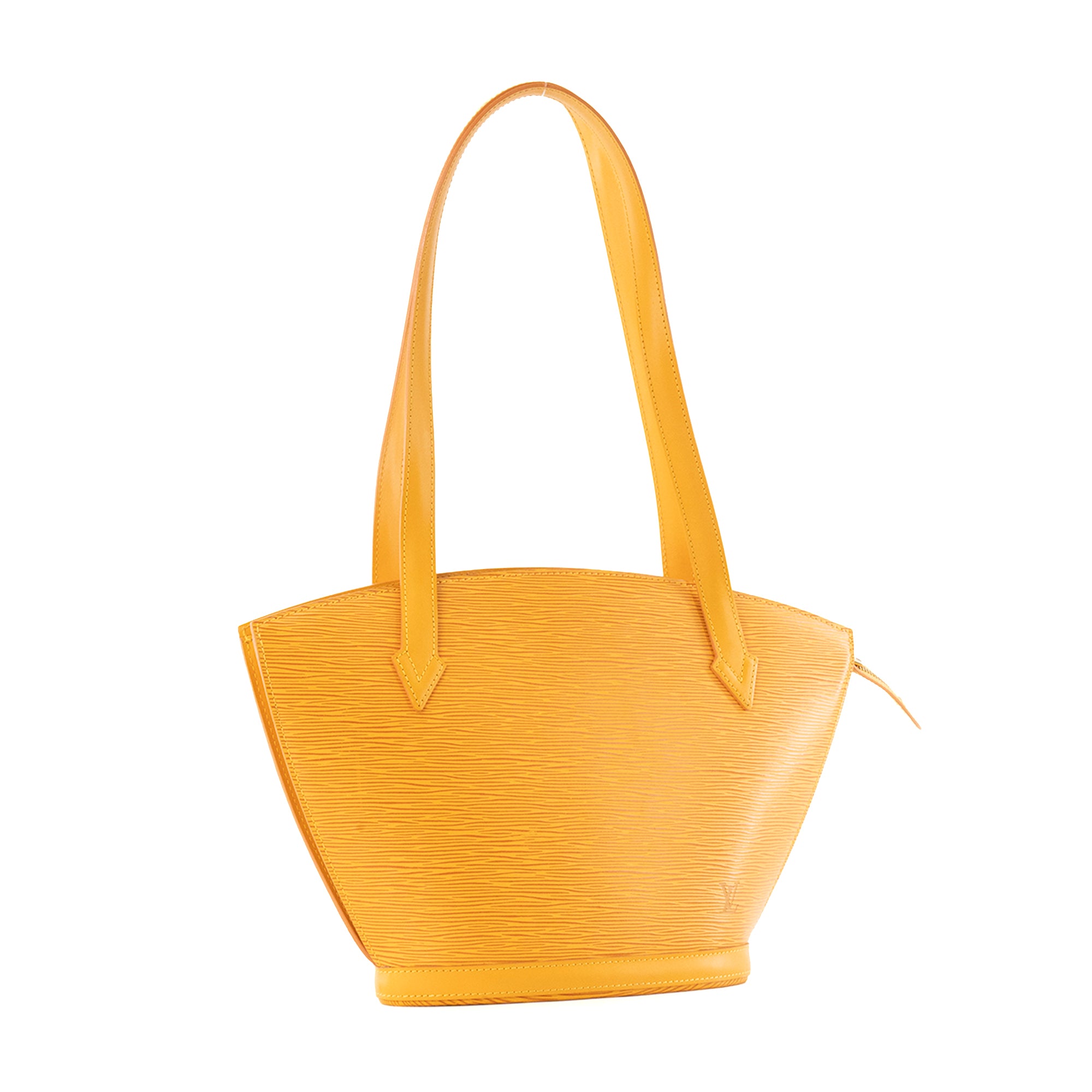 LOUIS VUITTON - Sac à épaule Saint Jacques Louis Vuitton en cuir épi jaune