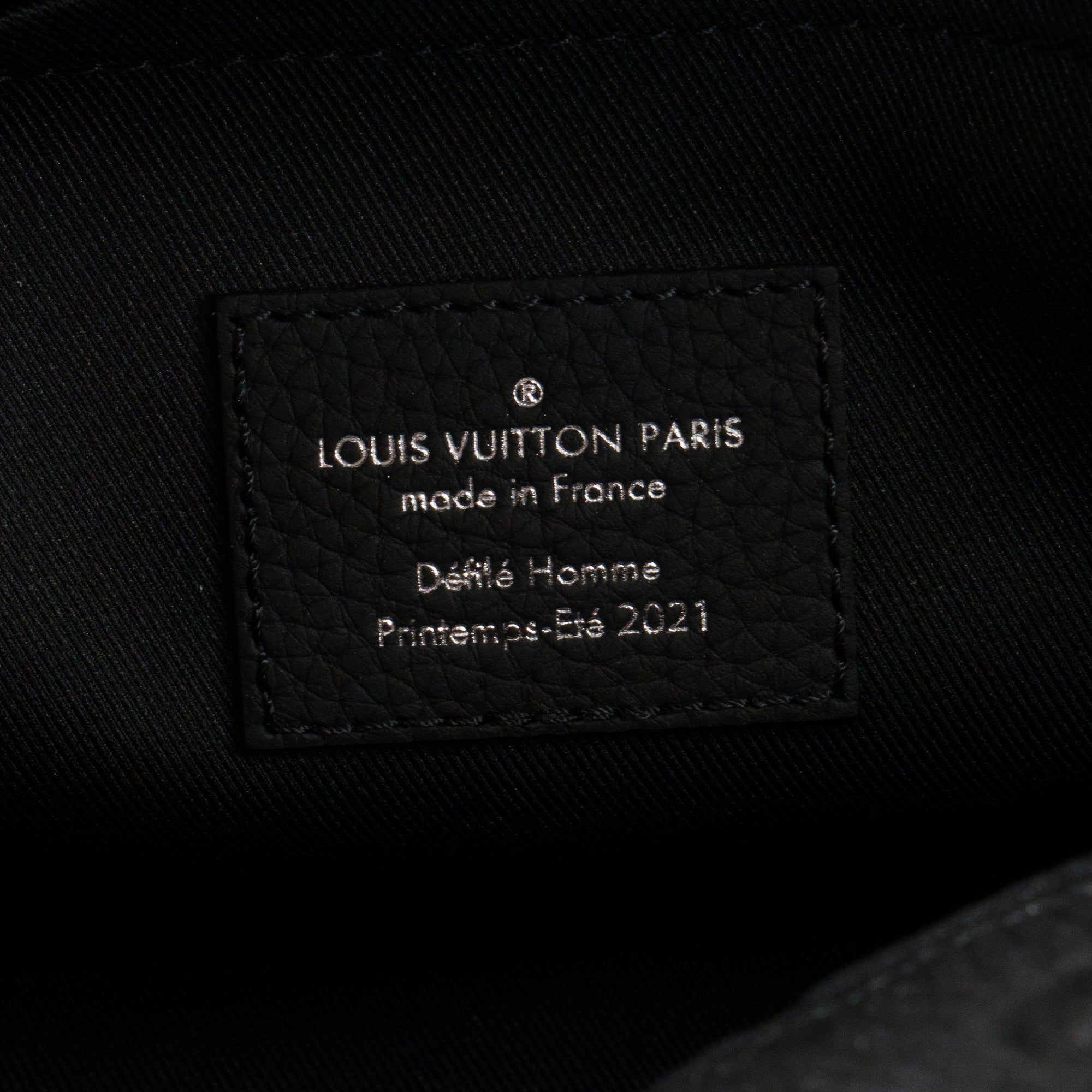 LOUIS VUITTON - Sac Soft Trunk Cartoon Louis Vuitton en cuir monogrammé noir