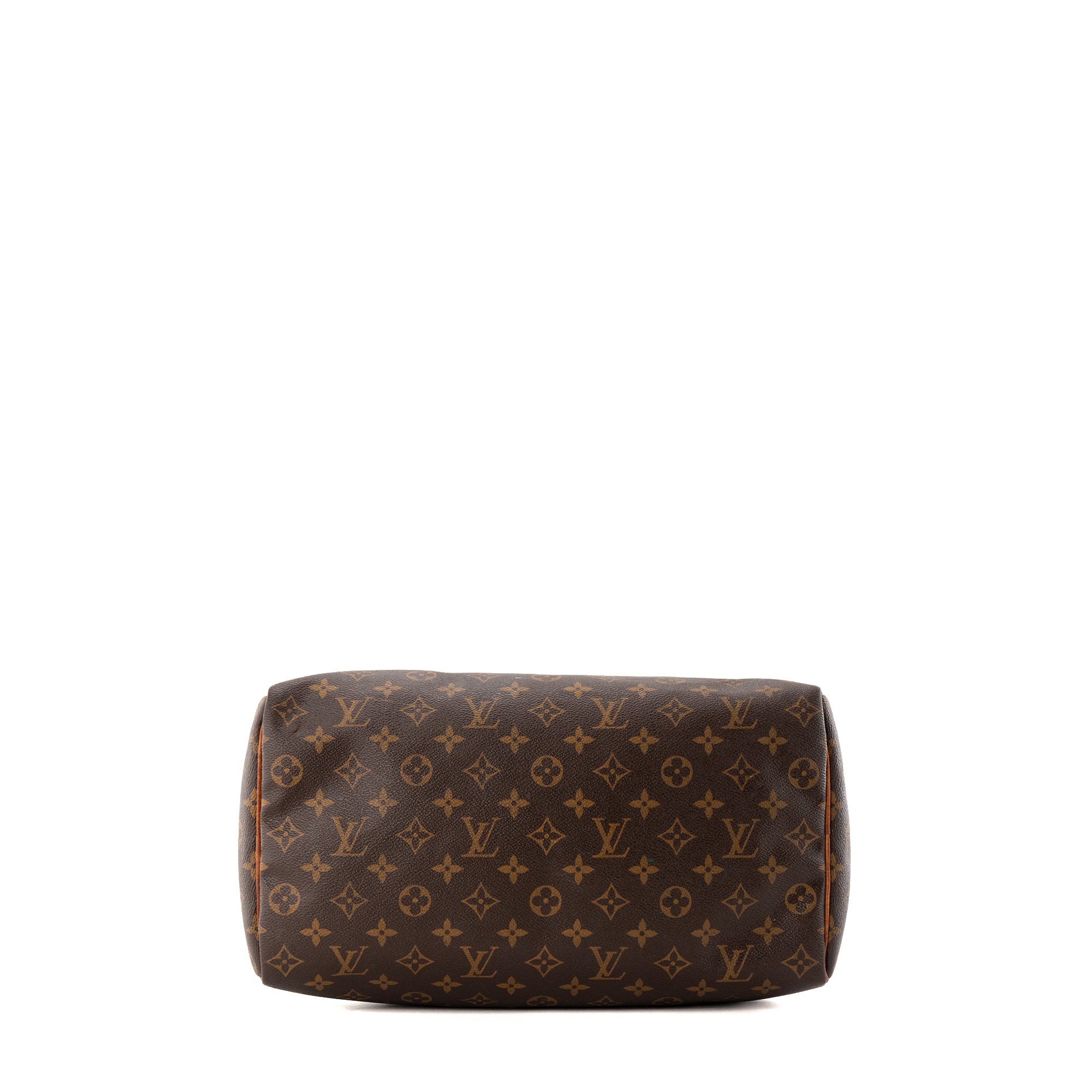 LOUIS VUITTON - Sac à main Speedy 35 Louis Vuitton en toile enduite monogrammée