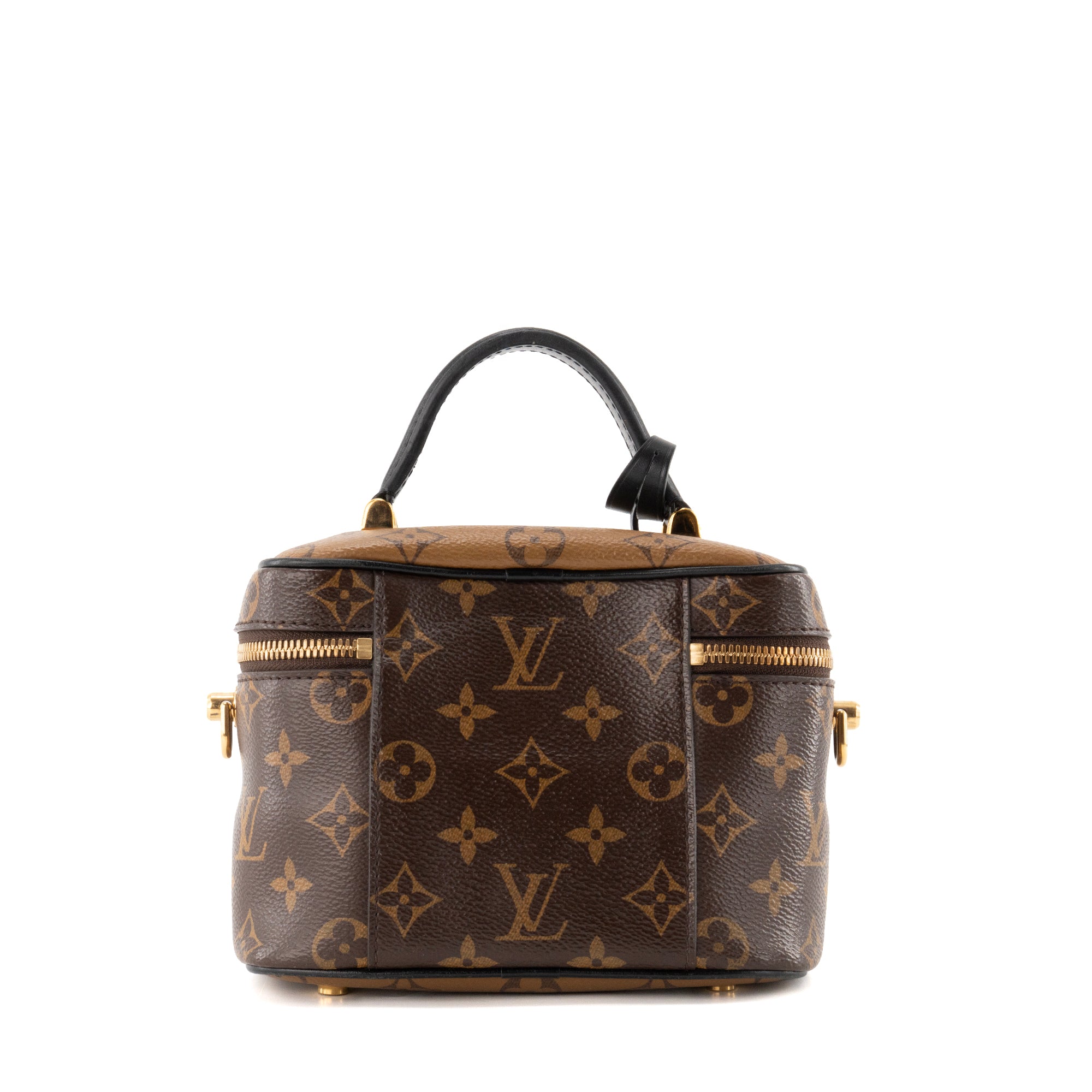 LOUIS VUITTON - Sac à bandoulière Vanity PM Louis Vuitton en toile enduite monogrammée reverse