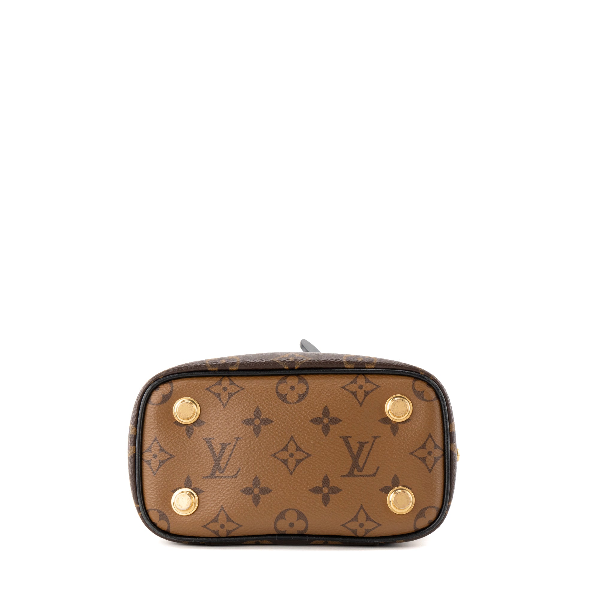 LOUIS VUITTON - Sac à bandoulière Vanity PM Louis Vuitton en toile enduite monogrammée reverse