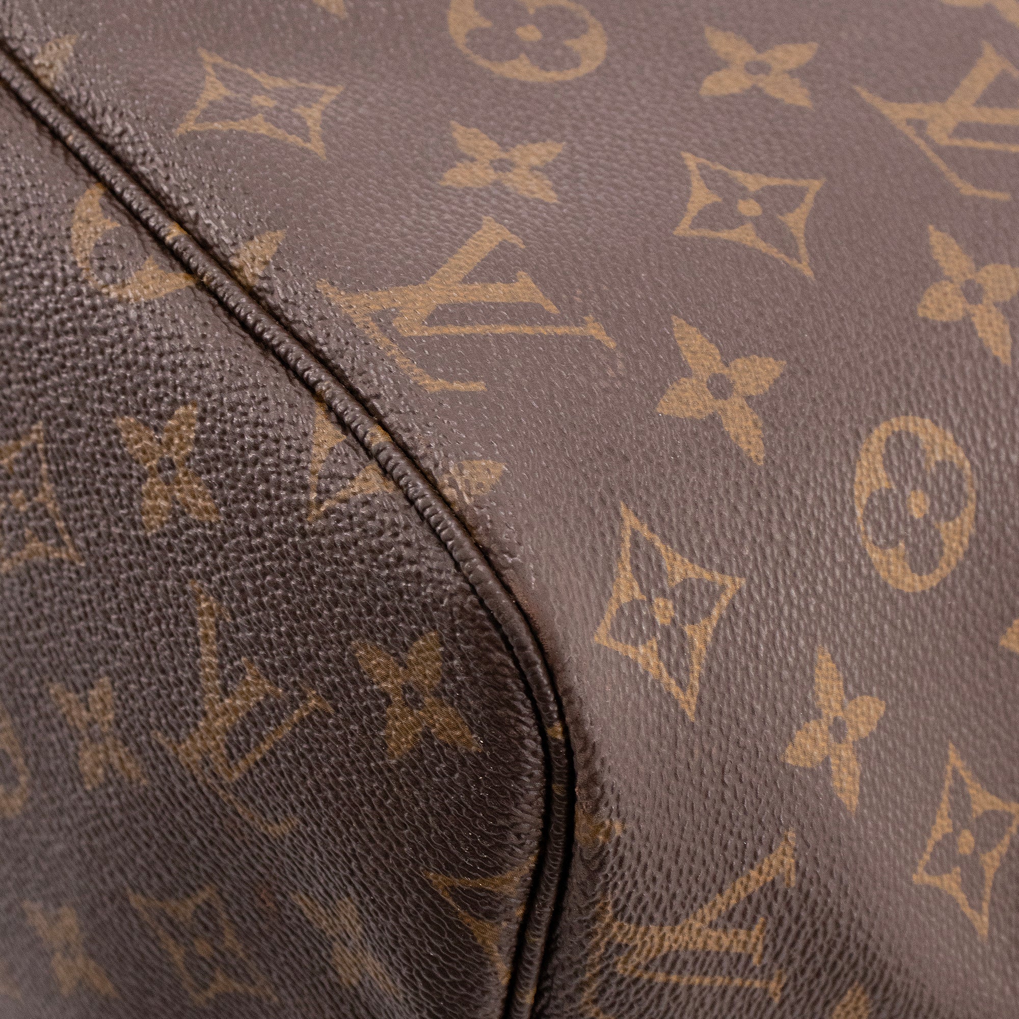 LOUIS VUITTON - Sac cabas Neverfull MM Louis Vuitton en toile enduite monogrammée
