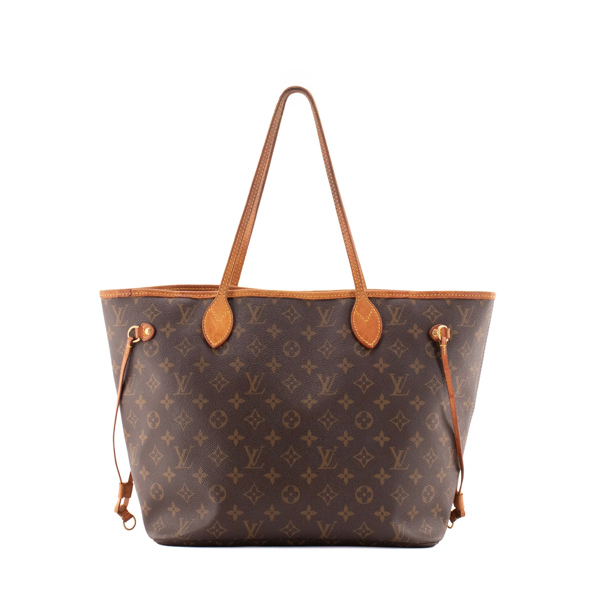 LOUIS VUITTON - Sac cabas Neverfull MM Louis Vuitton en toile enduite monogrammée