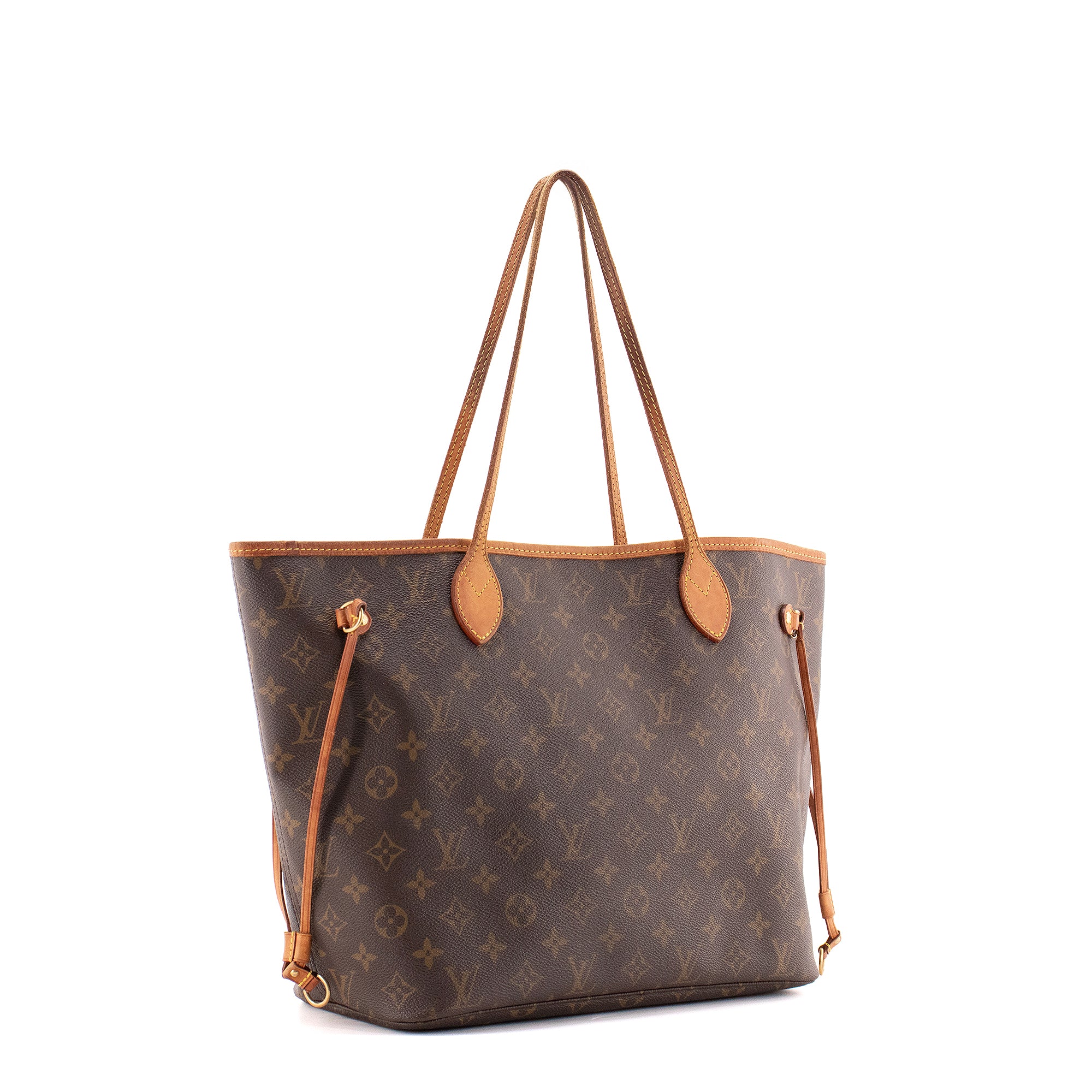 LOUIS VUITTON - Sac cabas Neverfull MM Louis Vuitton en toile enduite monogrammée