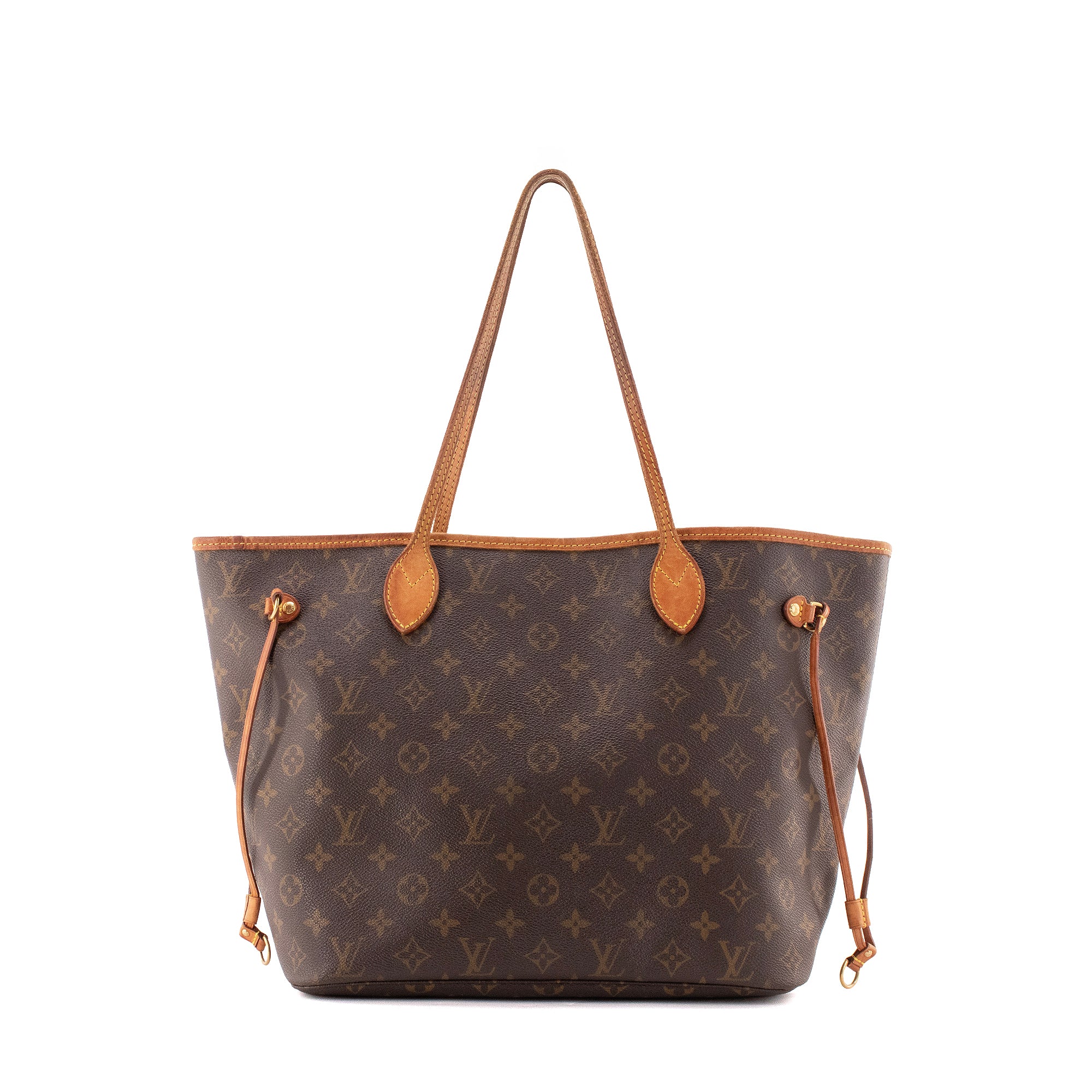 LOUIS VUITTON - Sac cabas Neverfull MM Louis Vuitton en toile enduite monogrammée