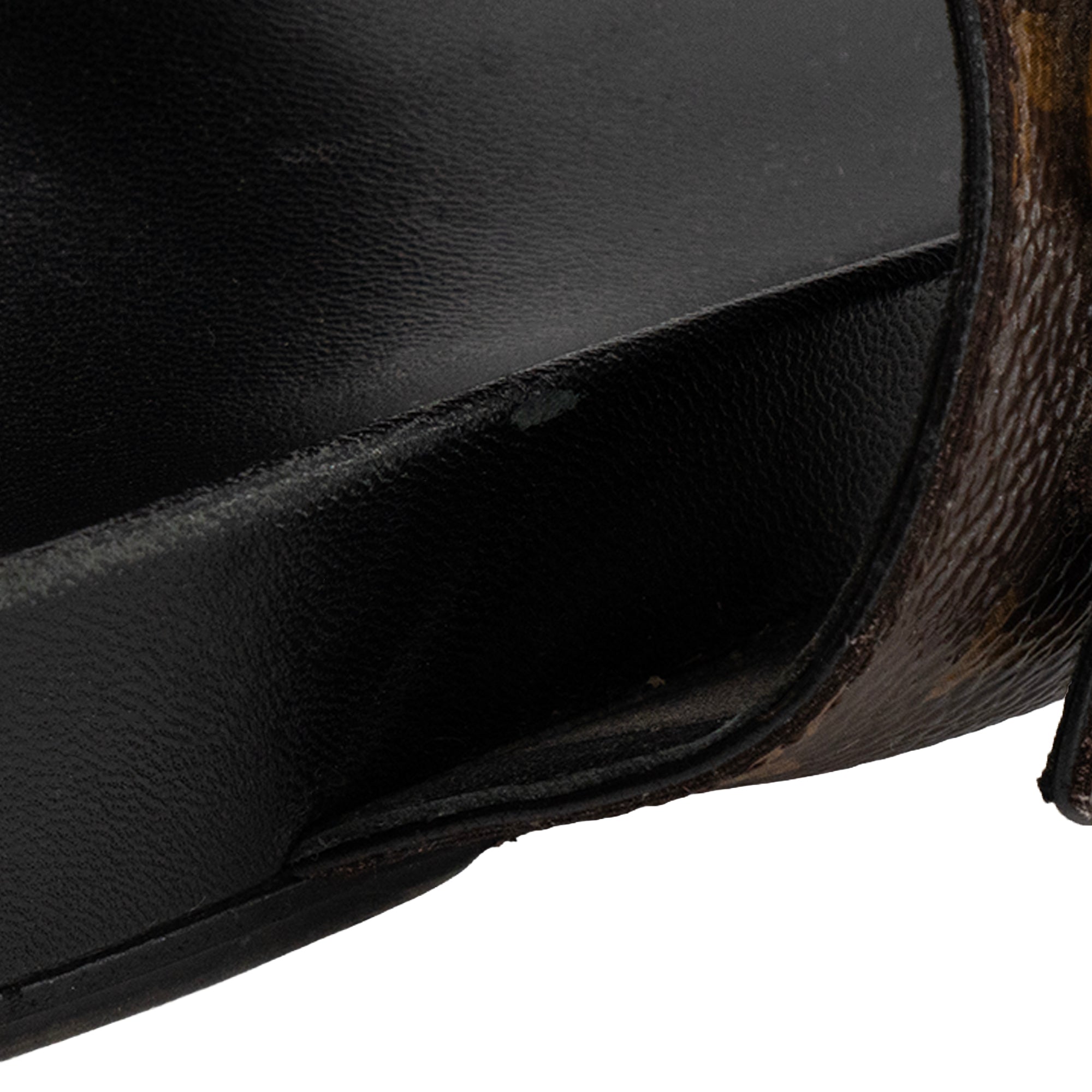 LOUIS VUITTON - Sandales Bom Dia Louis Vuitton en toile enduite monogrammée (T38)