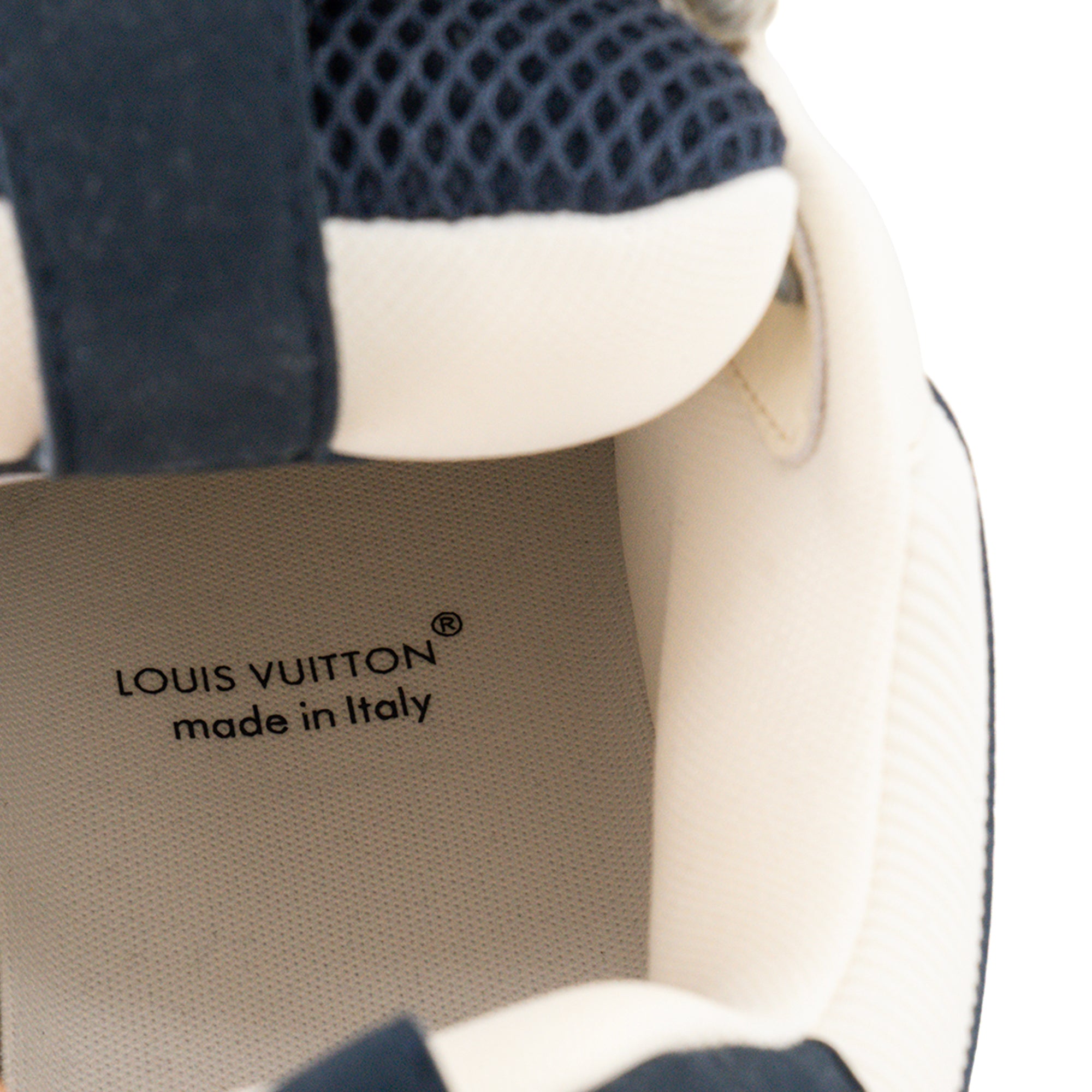 LOUIS VUITTON - Sneakers LV Skate Louis Vuitton en toile bleu marine (T38)