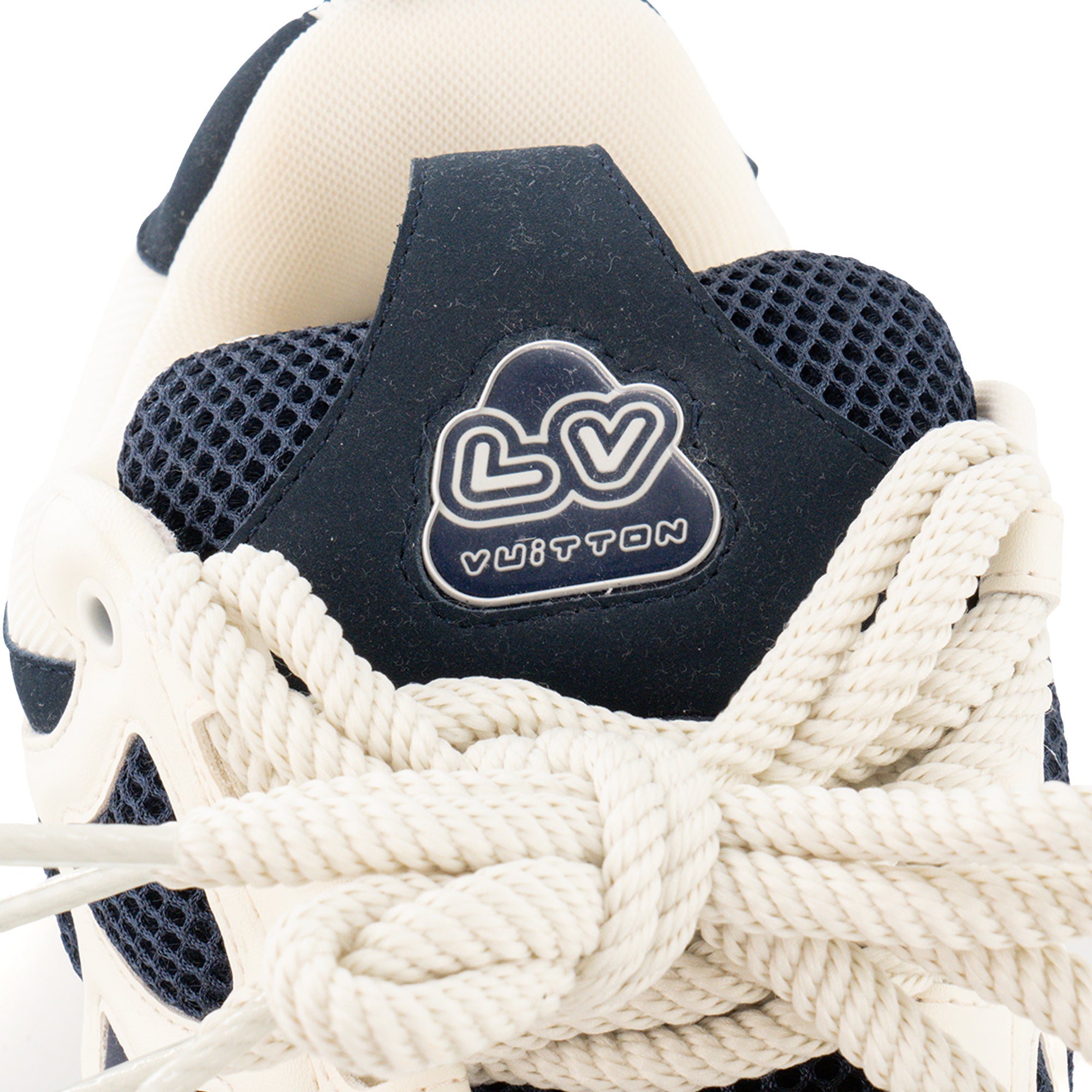 LOUIS VUITTON - Sneakers LV Skate Louis Vuitton en toile bleu marine (T38)