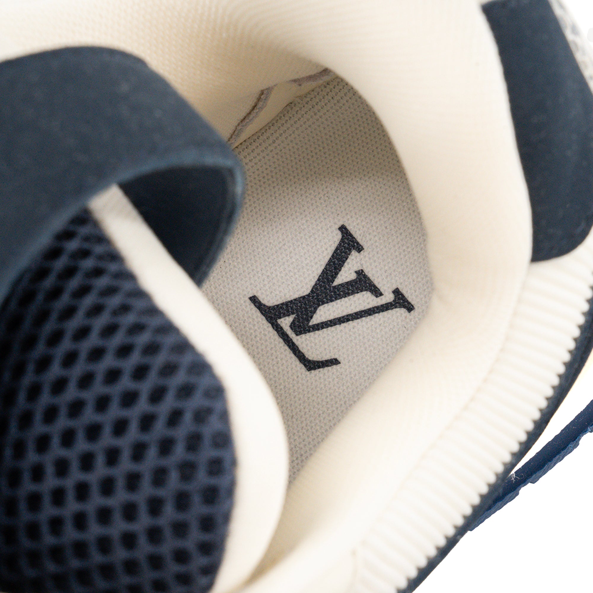 LOUIS VUITTON - Sneakers LV Skate Louis Vuitton en toile bleu marine (T37,5)