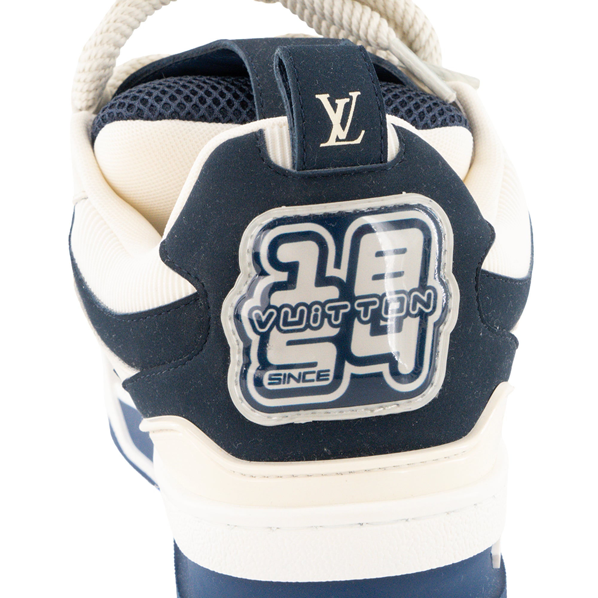 LOUIS VUITTON - Sneakers LV Skate Louis Vuitton en toile bleu marine (T37,5)