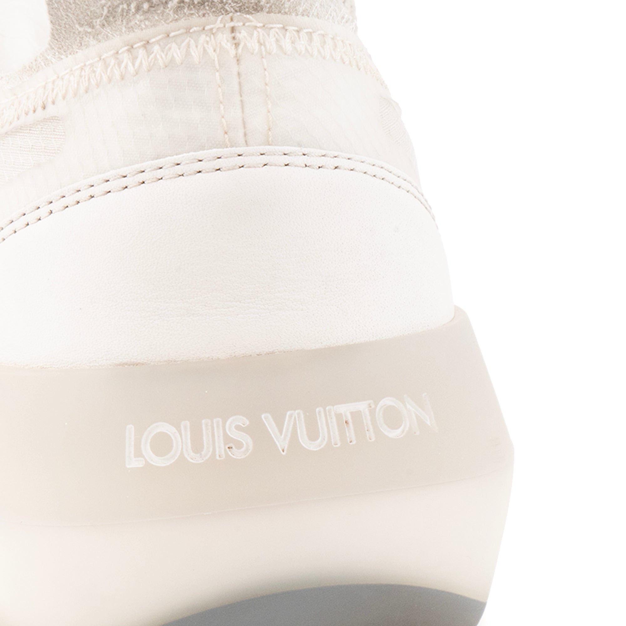 LOUIS VUITTON - Louis Vuitton LV Sprint sneakers in white canvas (Size 38.5)