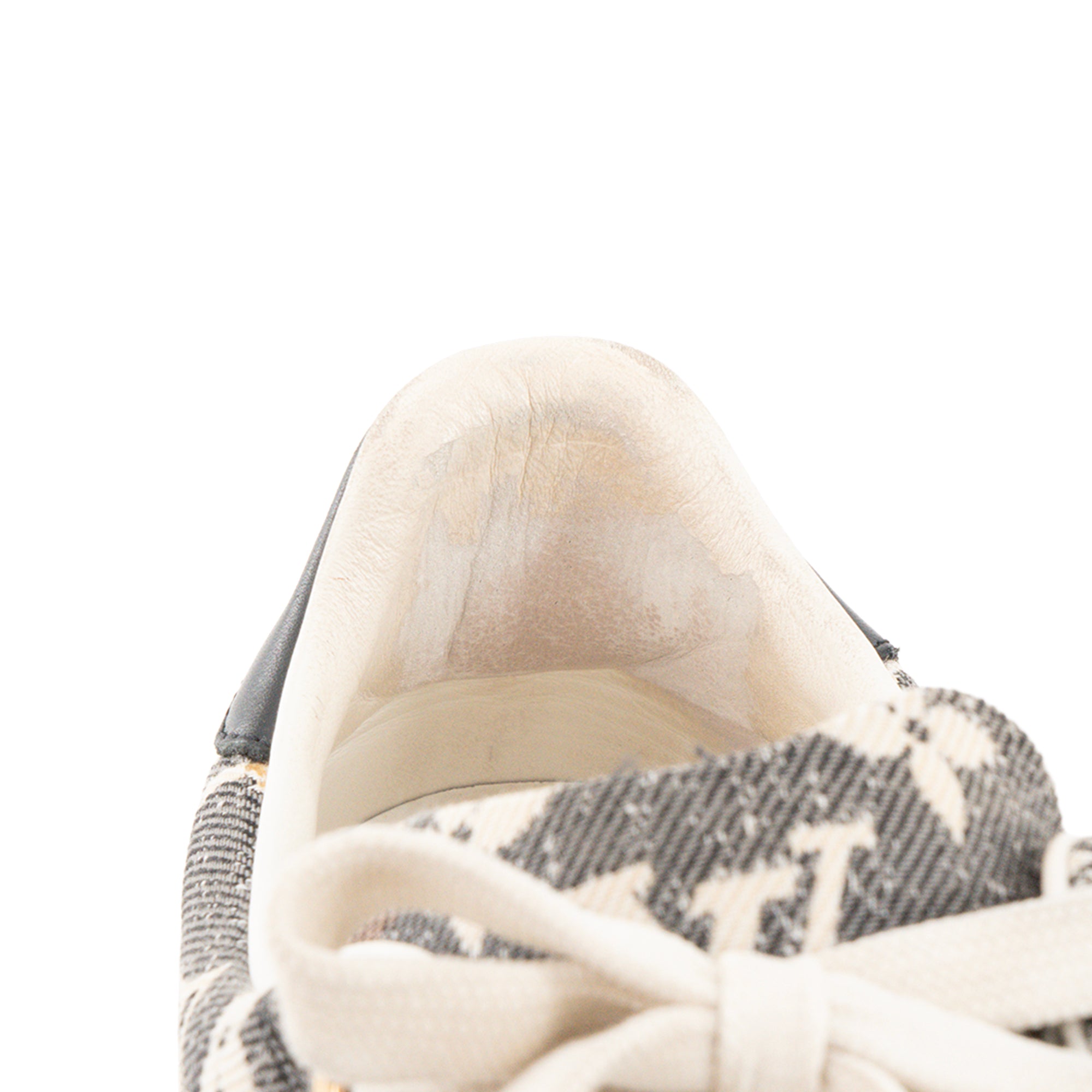 LOUIS VUITTON - Sneakers Time Out Louis Vuitton en denim monogrammé gris et beige (T37)